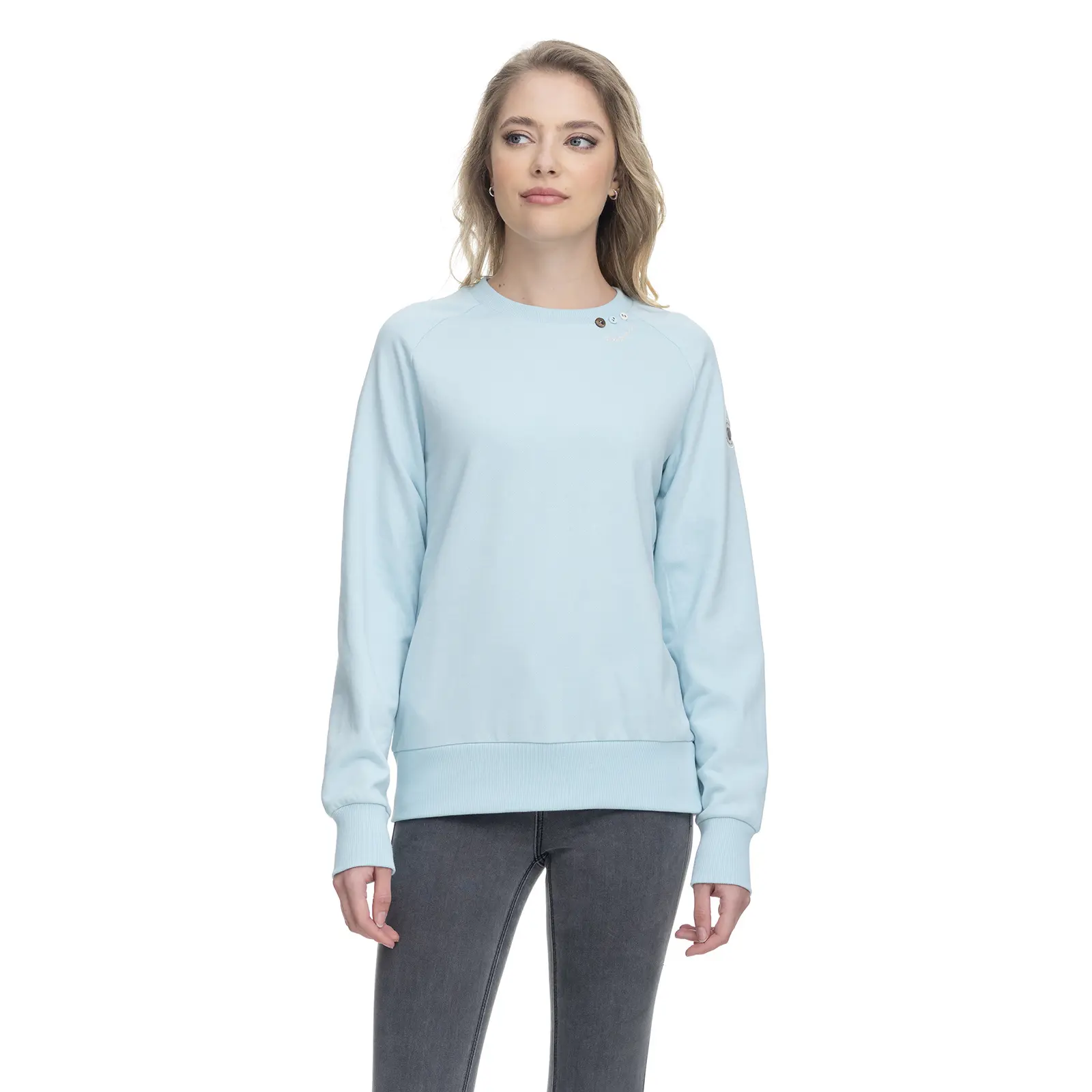 Sweatshirt Damen Ragwear Flora Crew Organic
