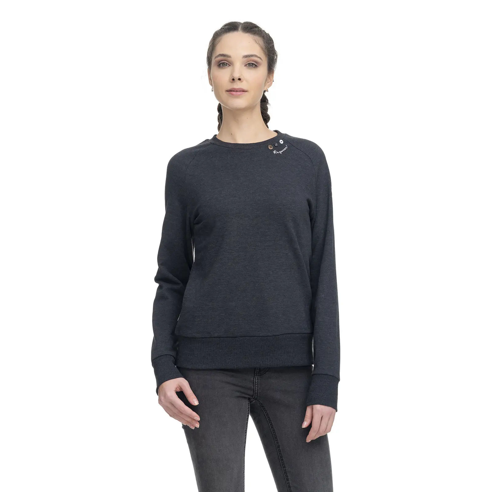 Sweatshirt Damen Ragwear Flora Crew Organic