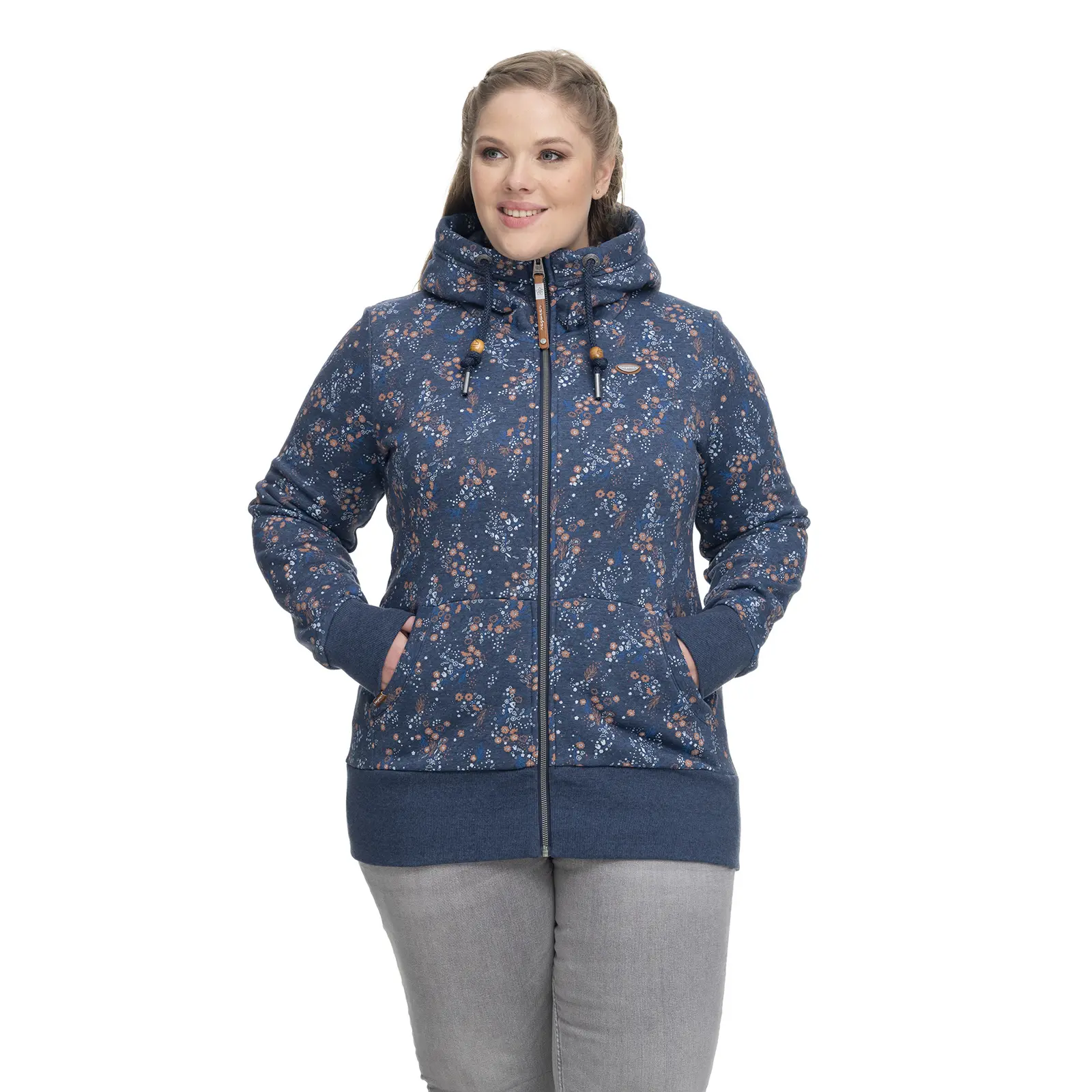 Kapuzenjacke Ragwear Neska print Plus