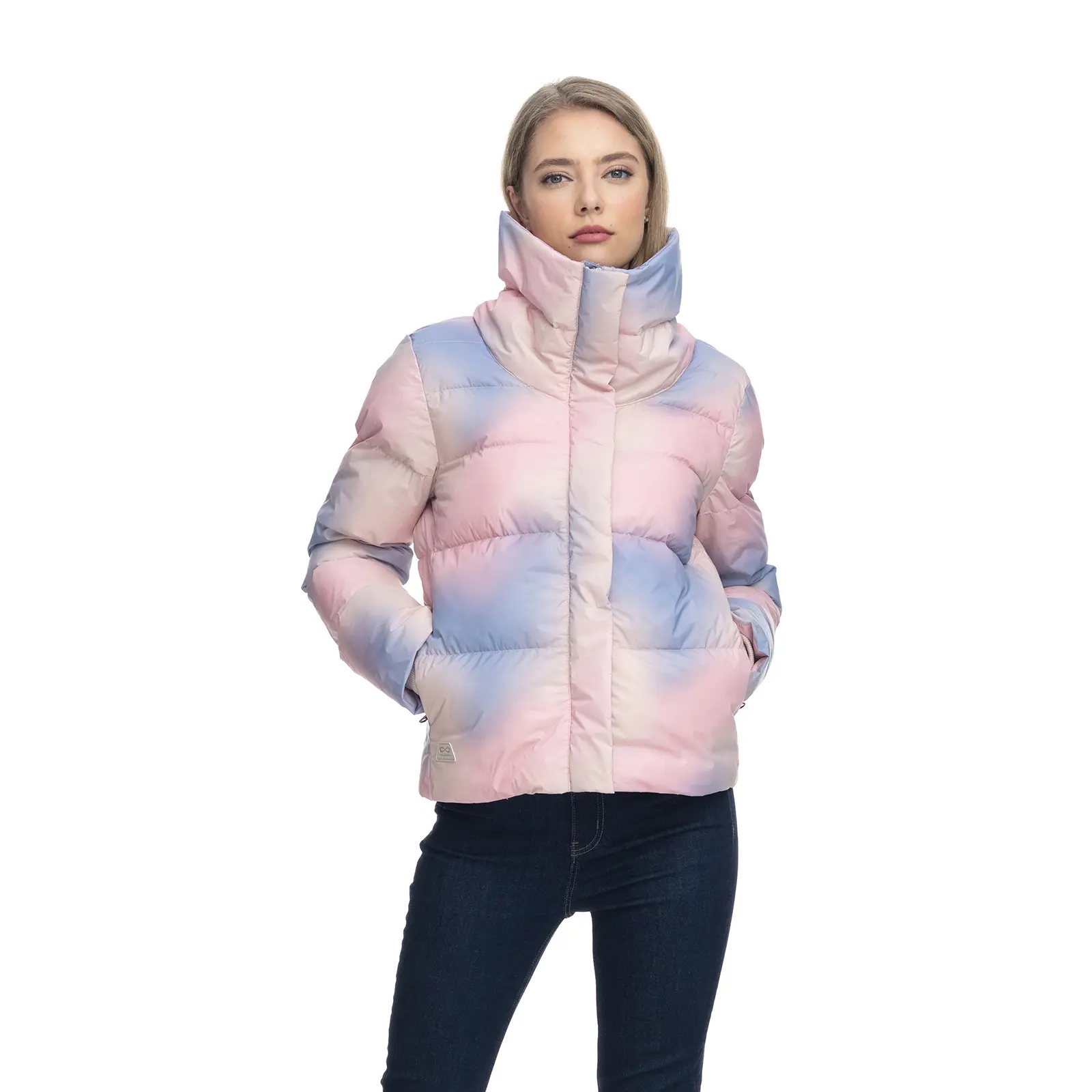 Damen-Daunenjacke Ragwear Lunis Ombre