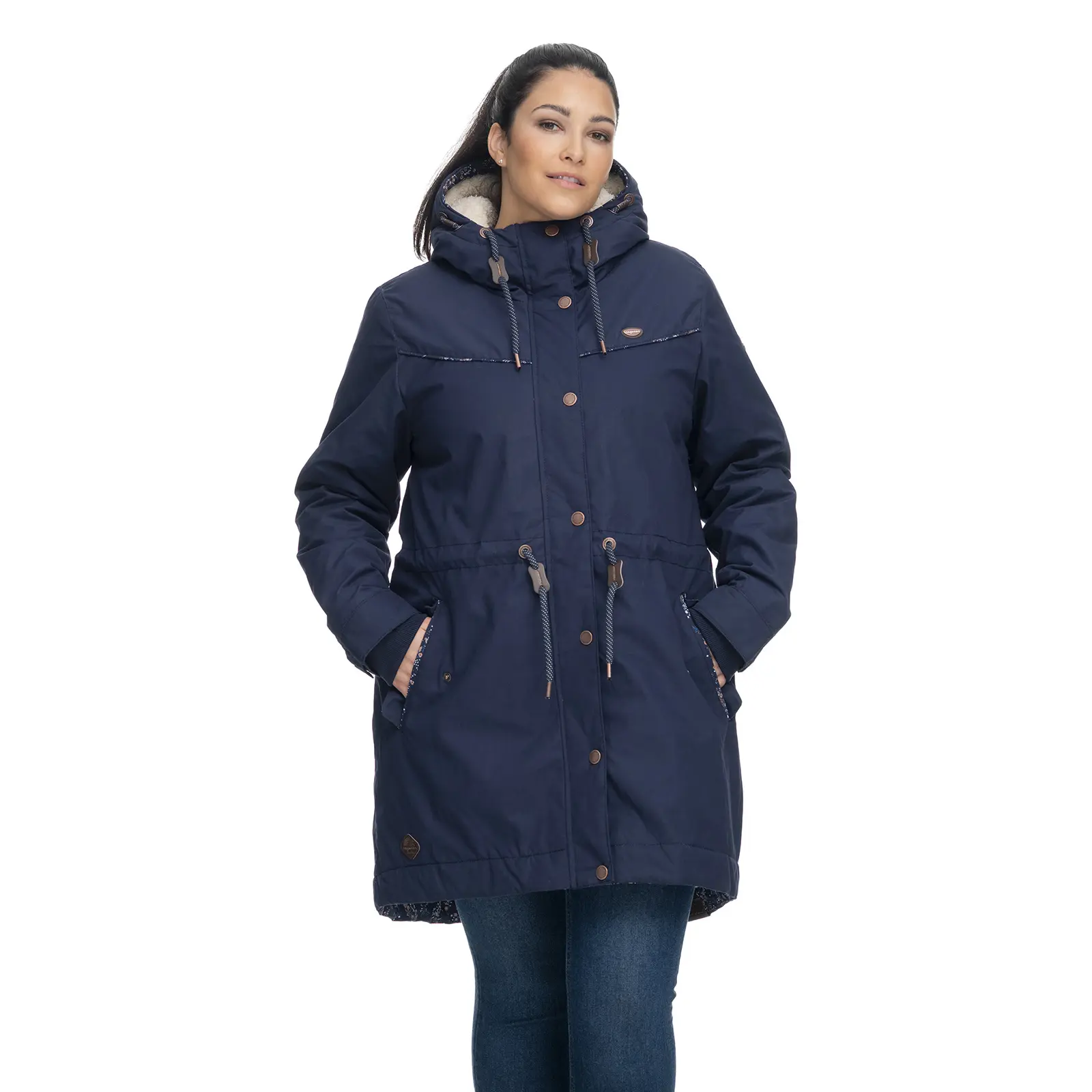 Ragwear Women's Bleu Parka Canny Plus
