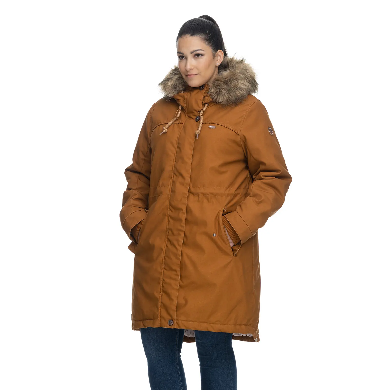 Ragwear Women's Marron Parka Tawny Plus