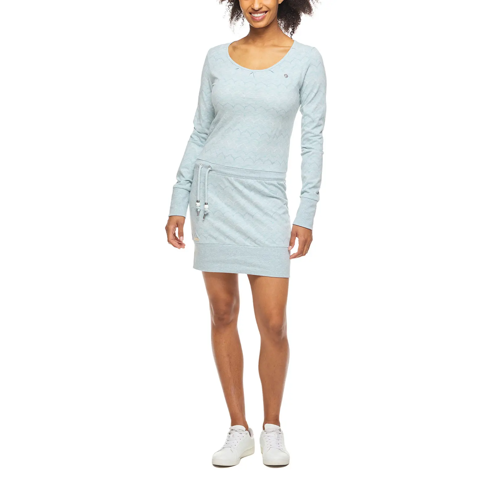 Vestito donna a maniche lunghe  Alexa Chevron