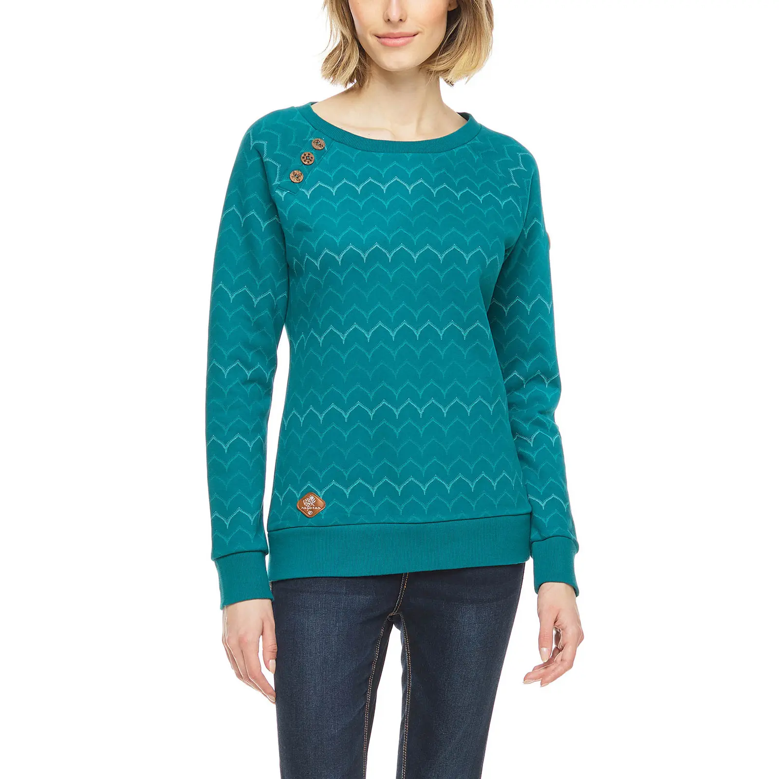 Sweatshirt Damen Ragwear Daria Chevron