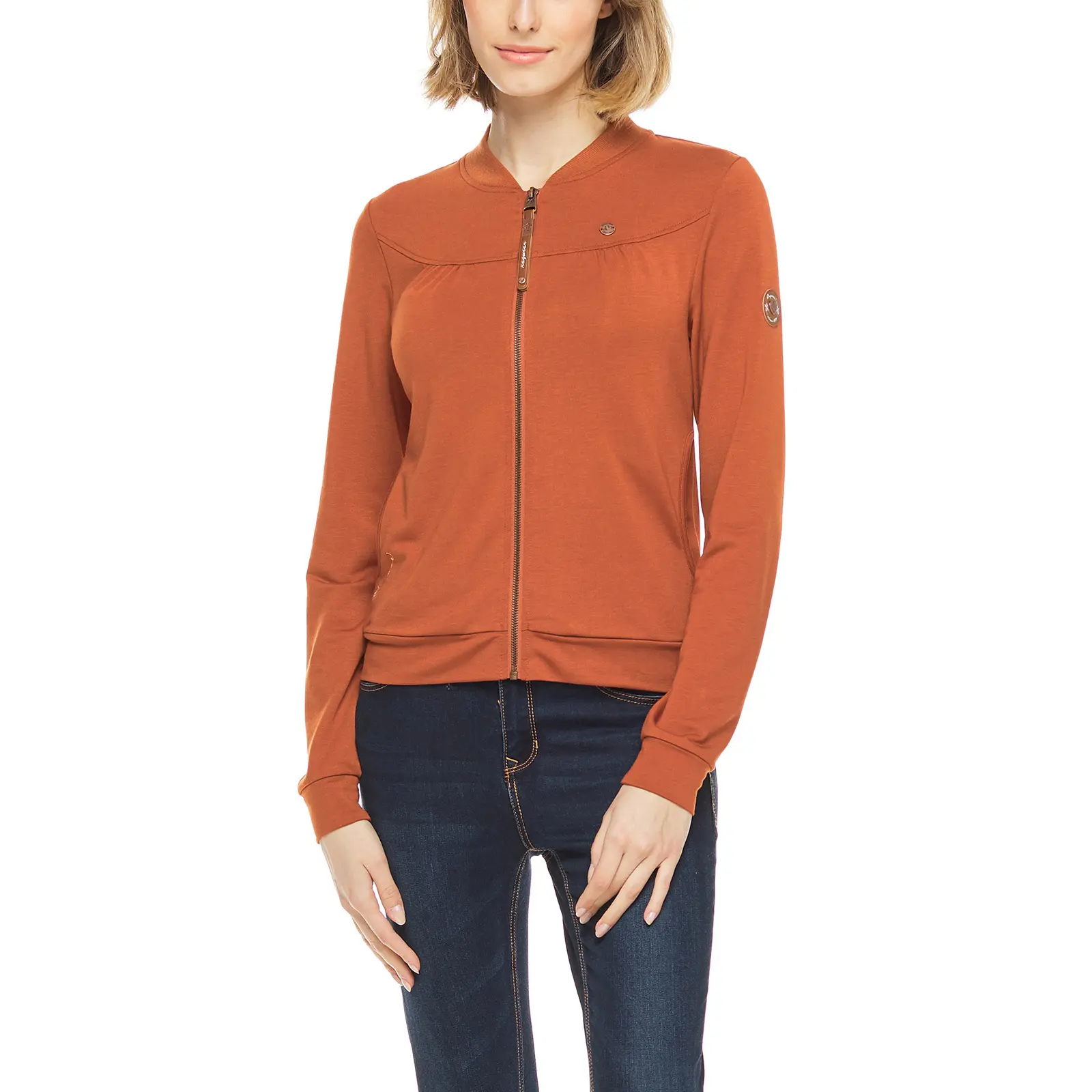 Sweatshirt mit Reißverschluss, Damen Ragwear Kenia