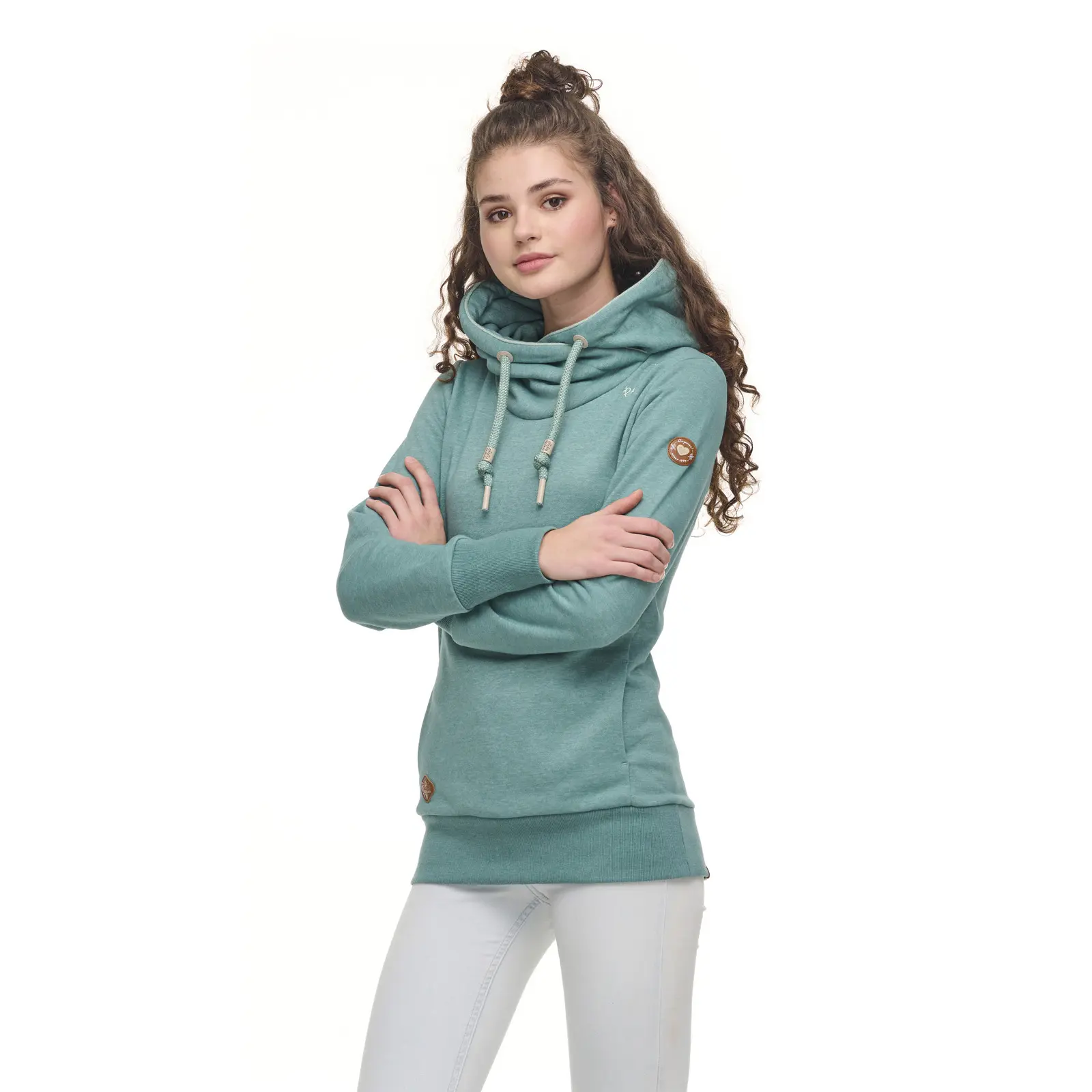 Felpa con cappuccio da donna