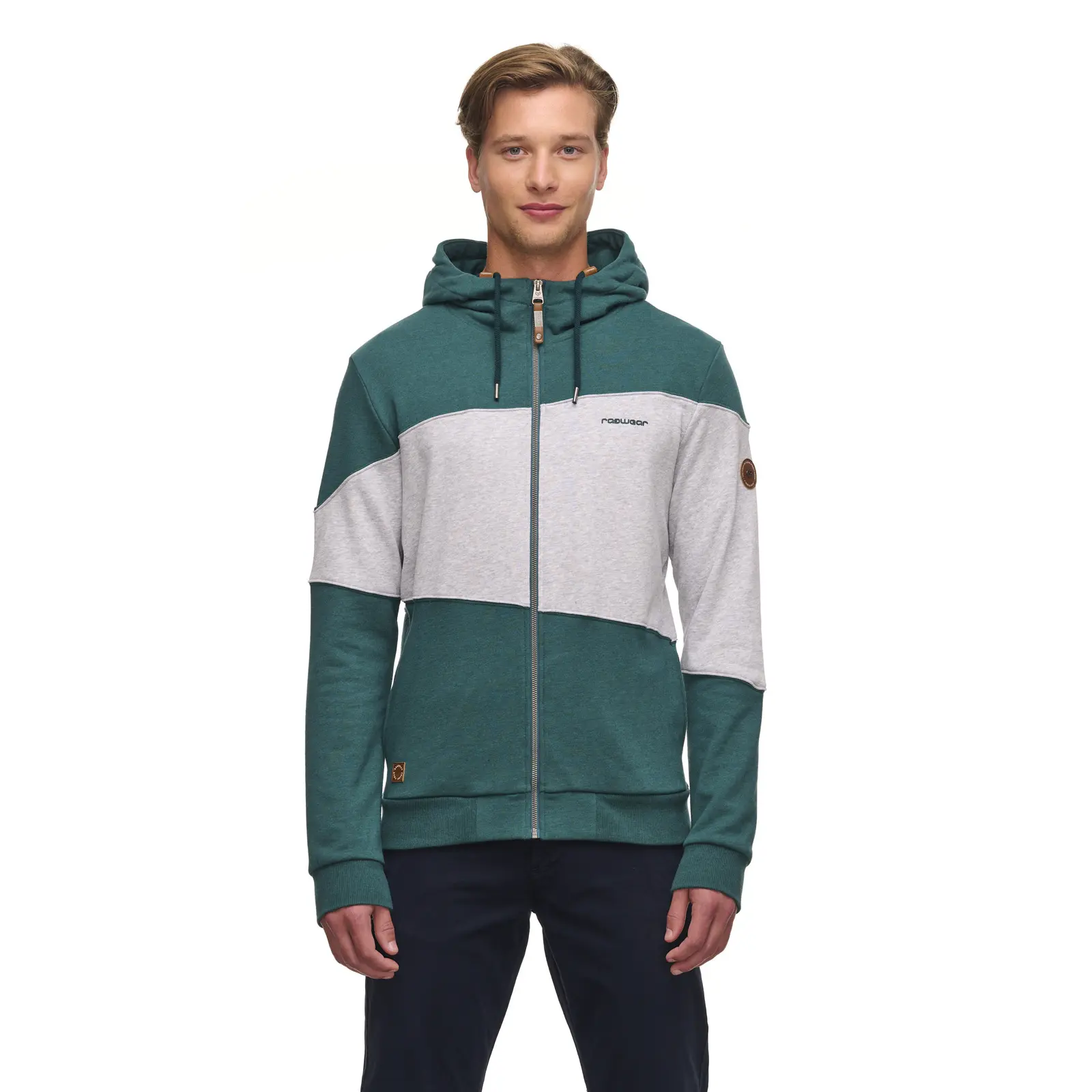 Kapuzensweatshirt mit Reißverschluss Ragwear Nykos