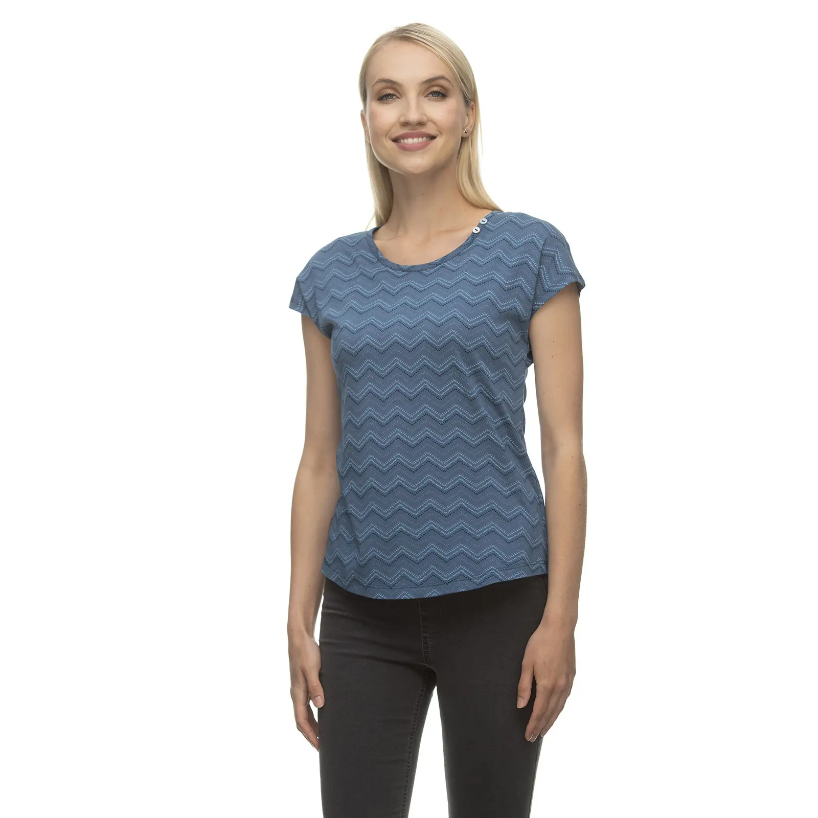 Damen T-Shirt Ragwear Chedar Chevron