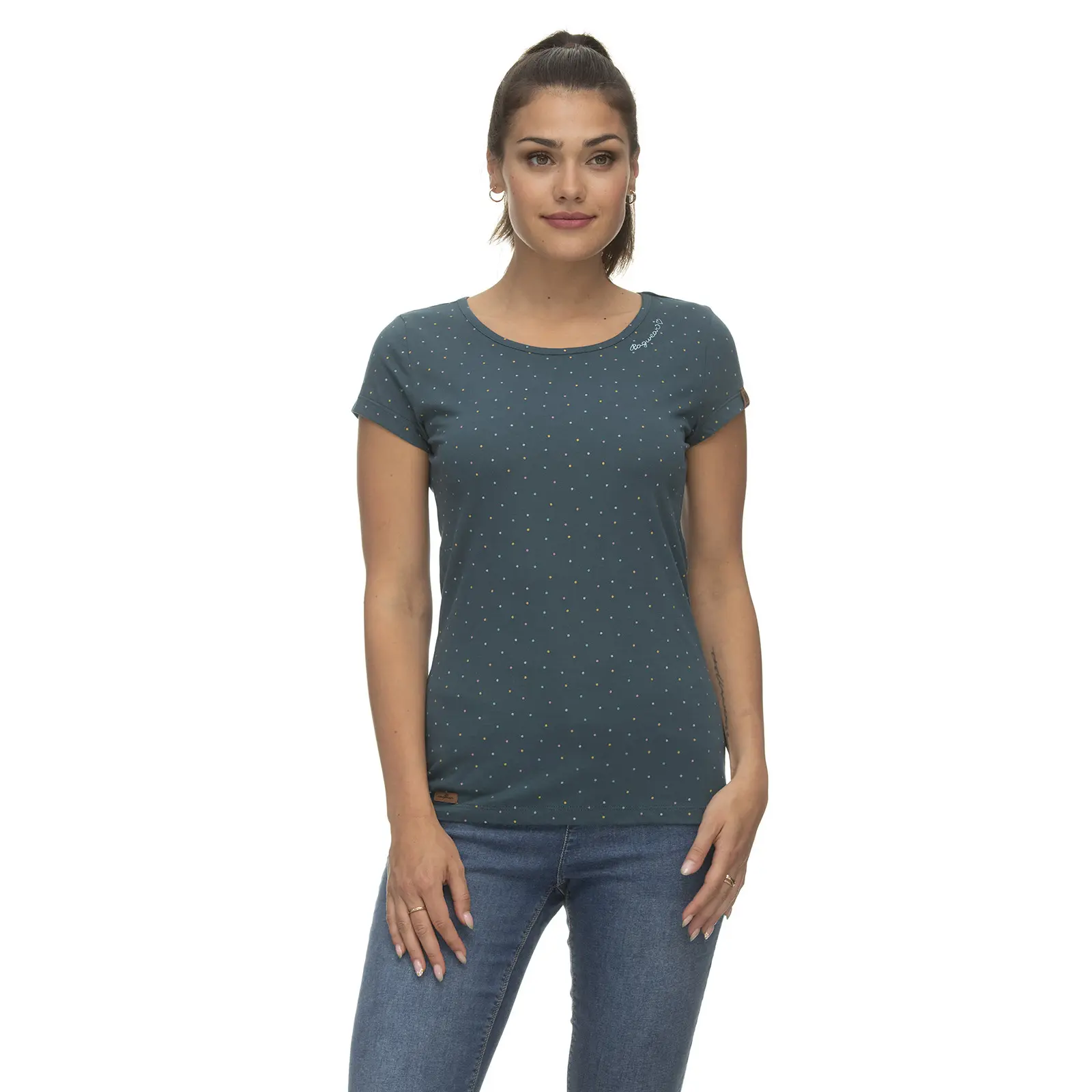 Damen T-Shirt Ragwear Mintt Dots
