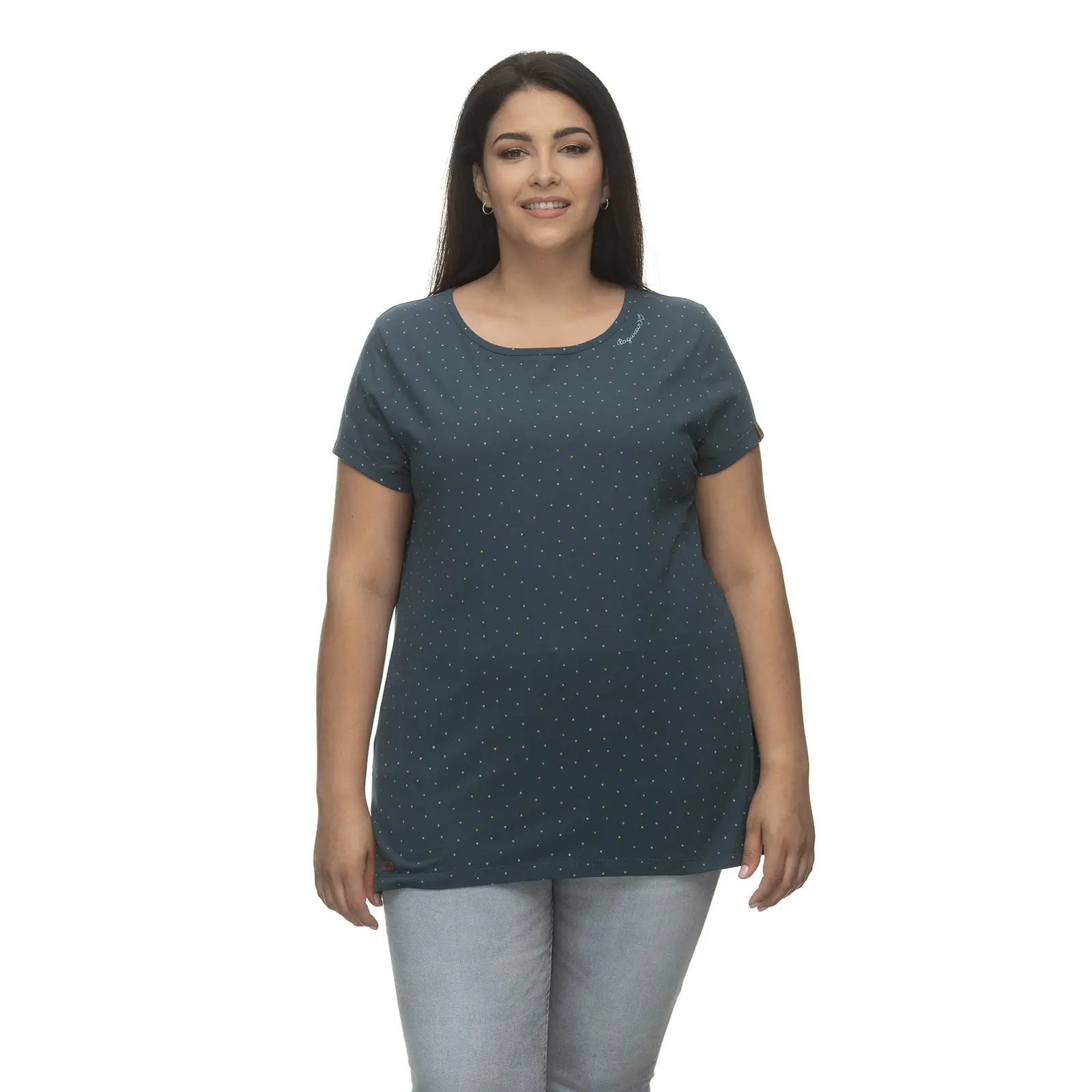 Damen T-Shirt Ragwear Mintt Dots Plus