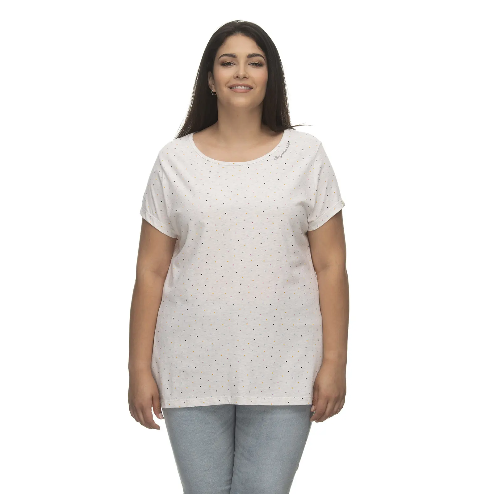 Damen T-Shirt Ragwear Mintt Dots Plus