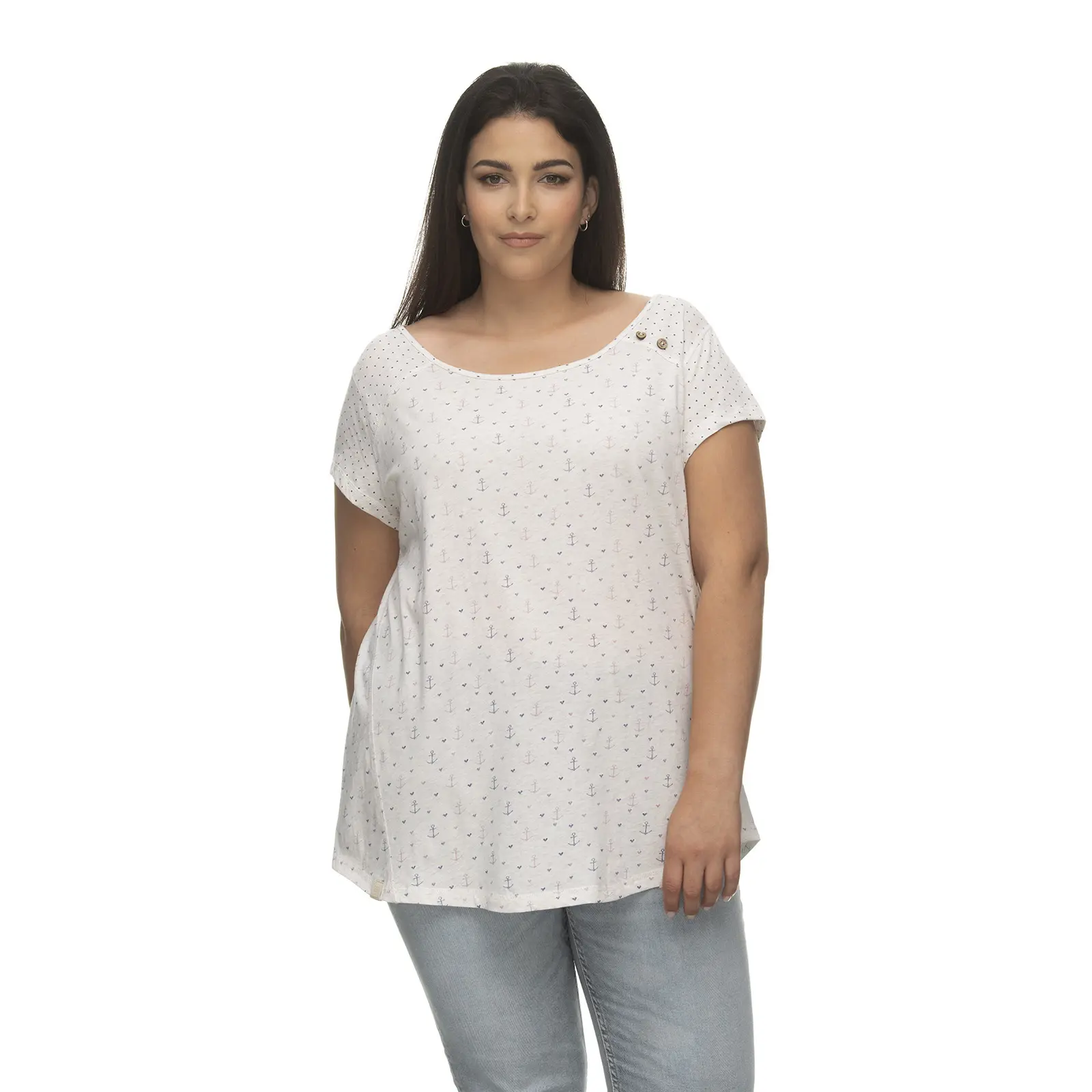 Damen T-Shirt Ragwear Rosanne Plus