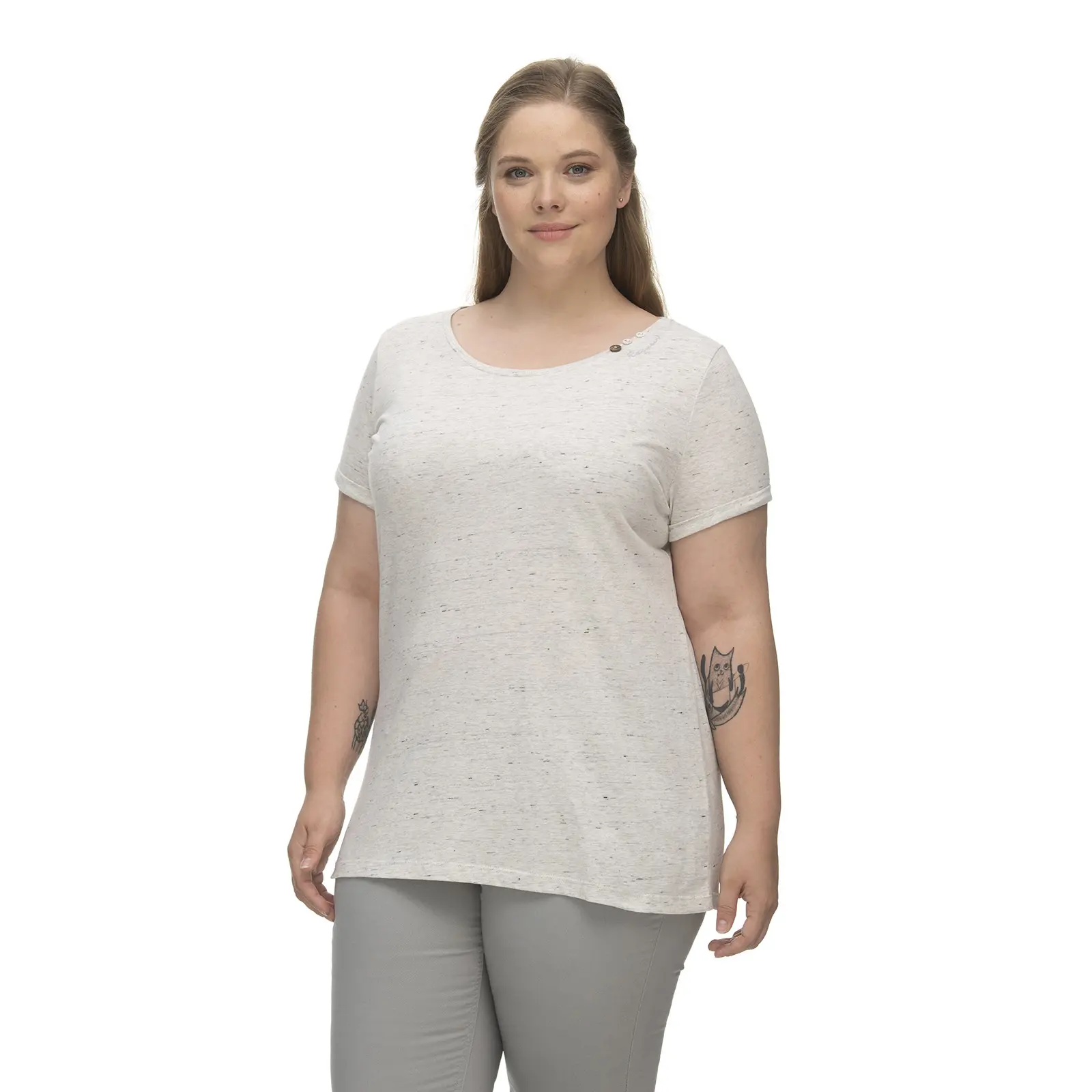 Damen T-Shirt Ragwear Florah A Organic Plus