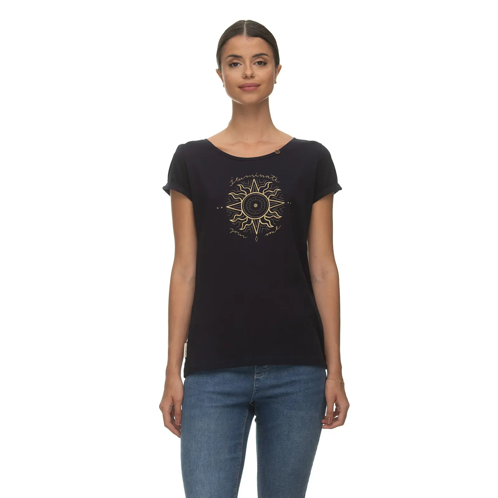 Damen T-Shirt Ragwear Florah Gots