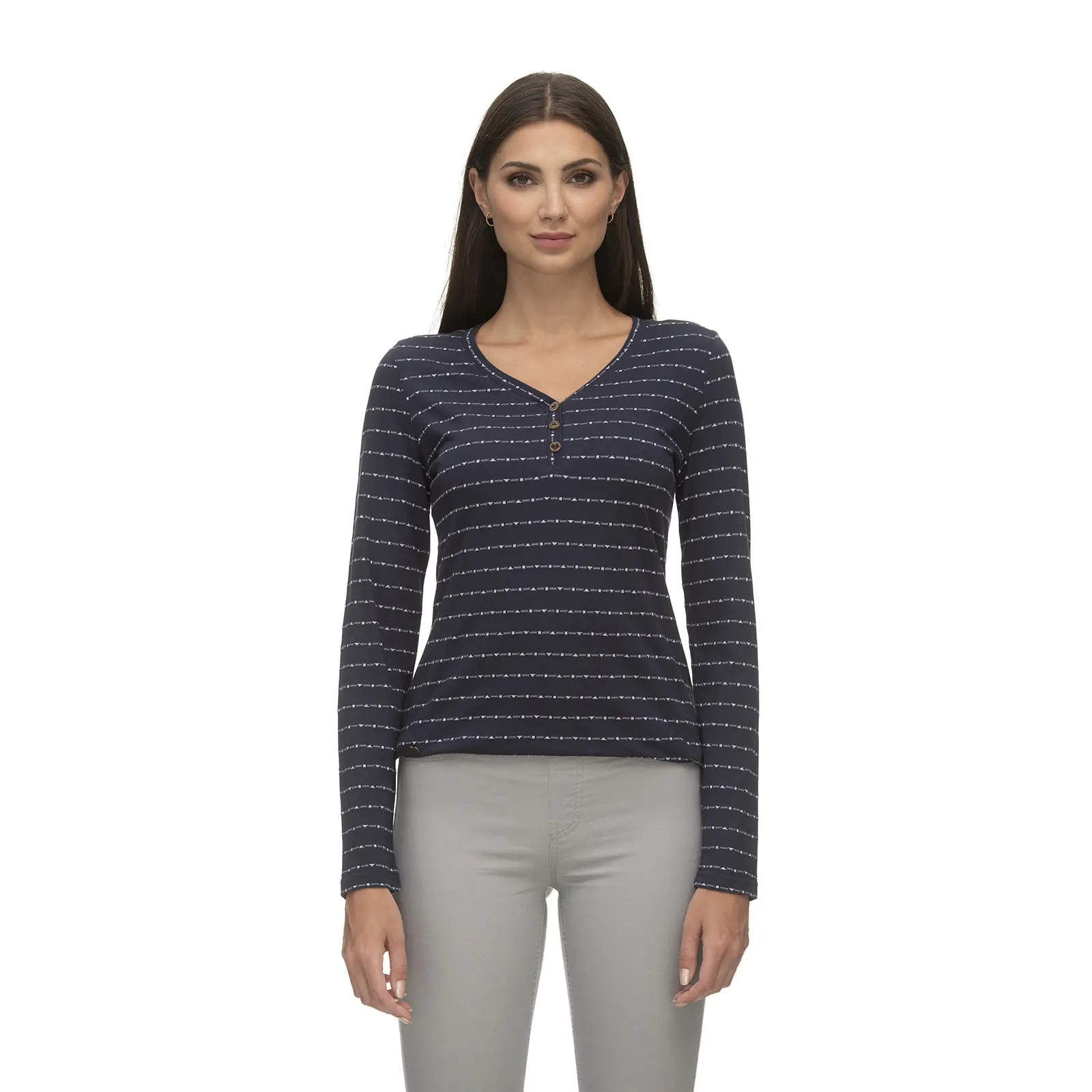 Langarmshirt Ragwear Pinkki Stripes