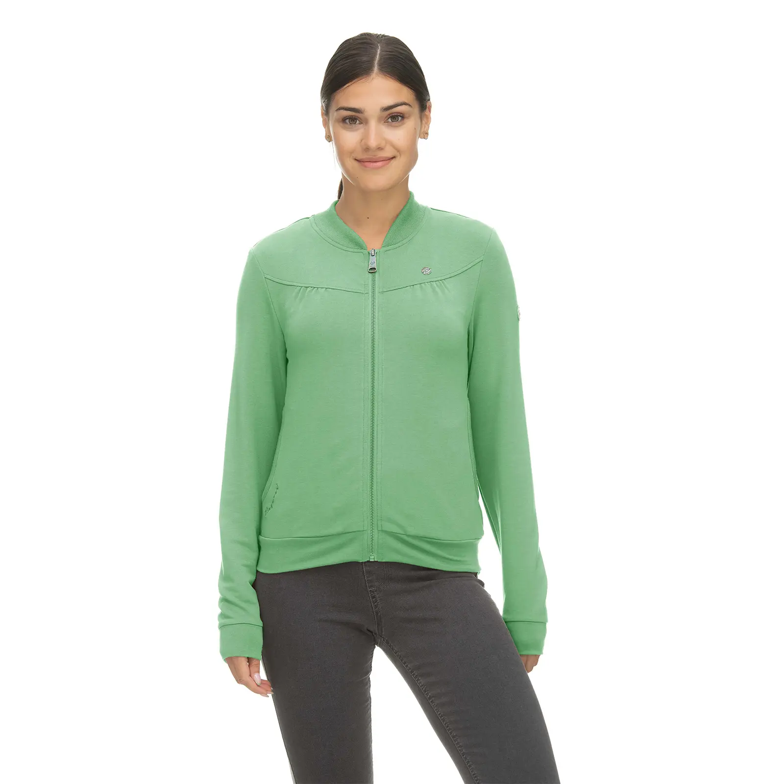 Sweatshirt mit Reißverschluss, Damen Ragwear Kenia