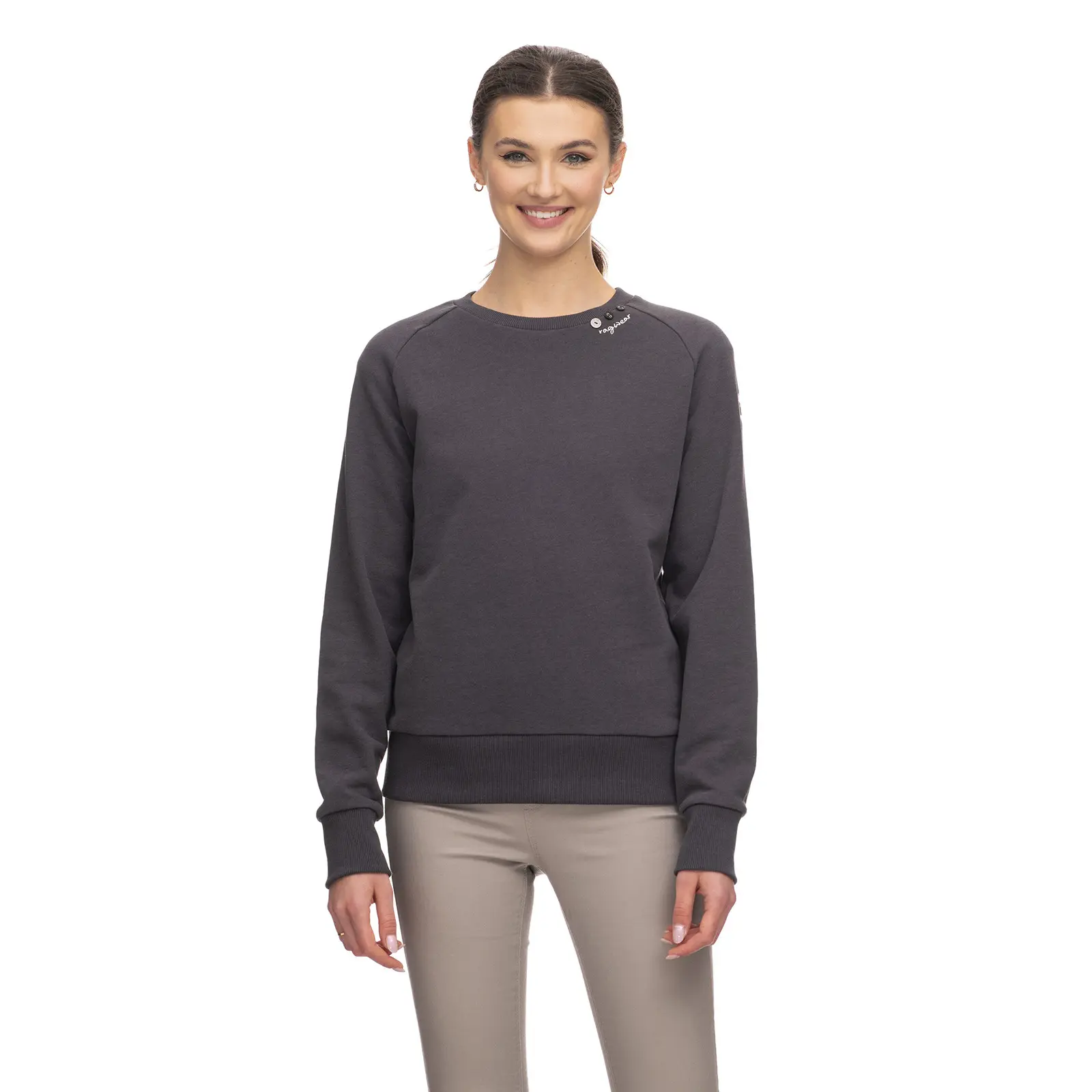 Sweatshirt Damen Ragwear Fllora Crew Organic Gots