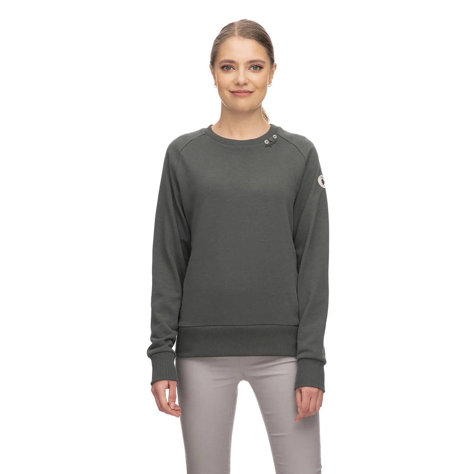Sweatshirt Damen Ragwear Fllora Crew Organic Gots