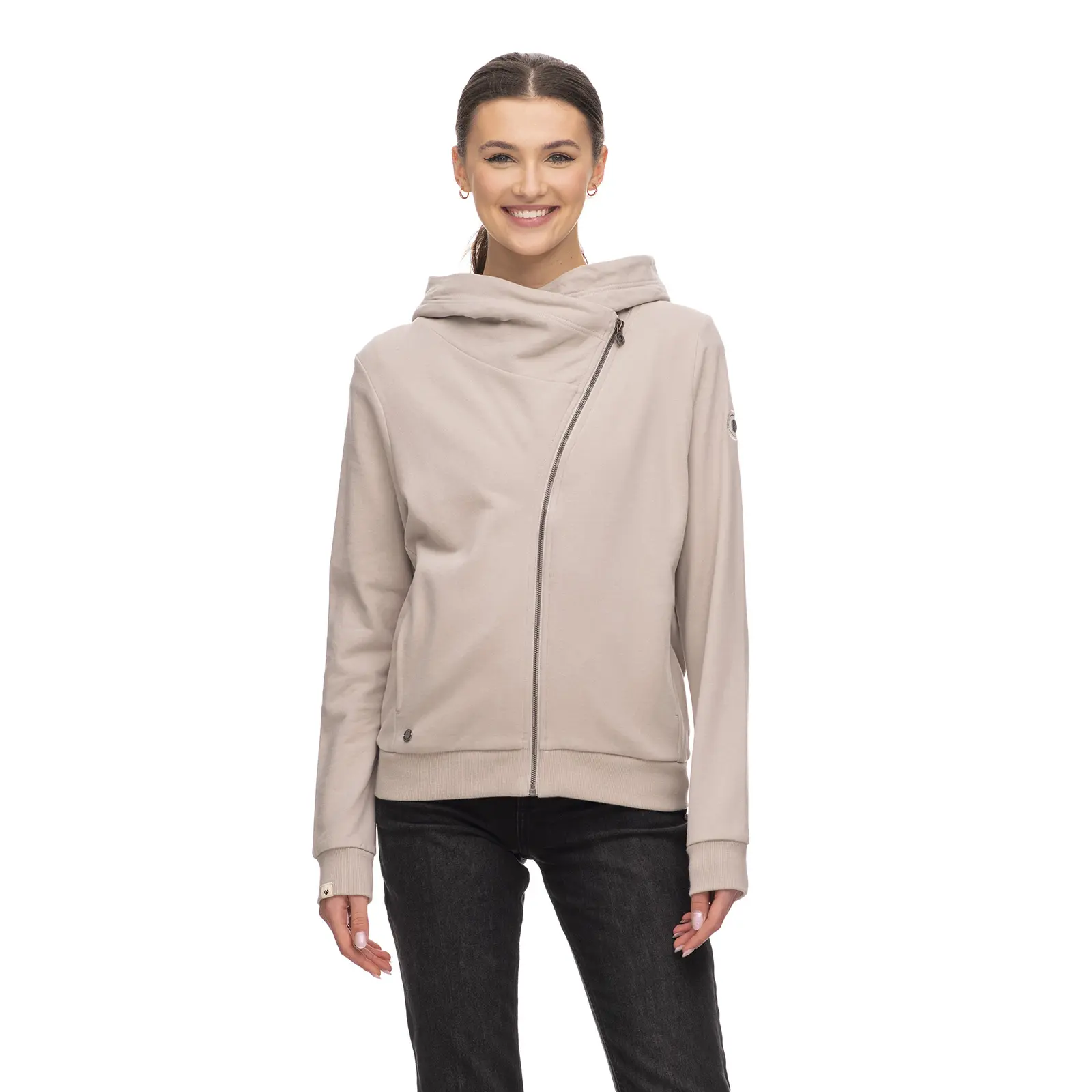 Hoodie Damen Ragwear Asymi Organic Gots