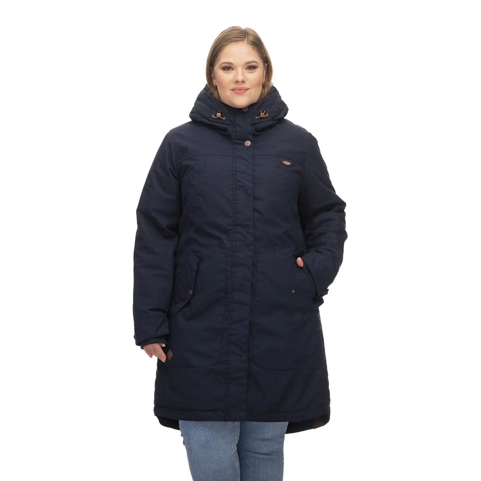 Ragwear Women's Bleu Parka Jannisa Plus