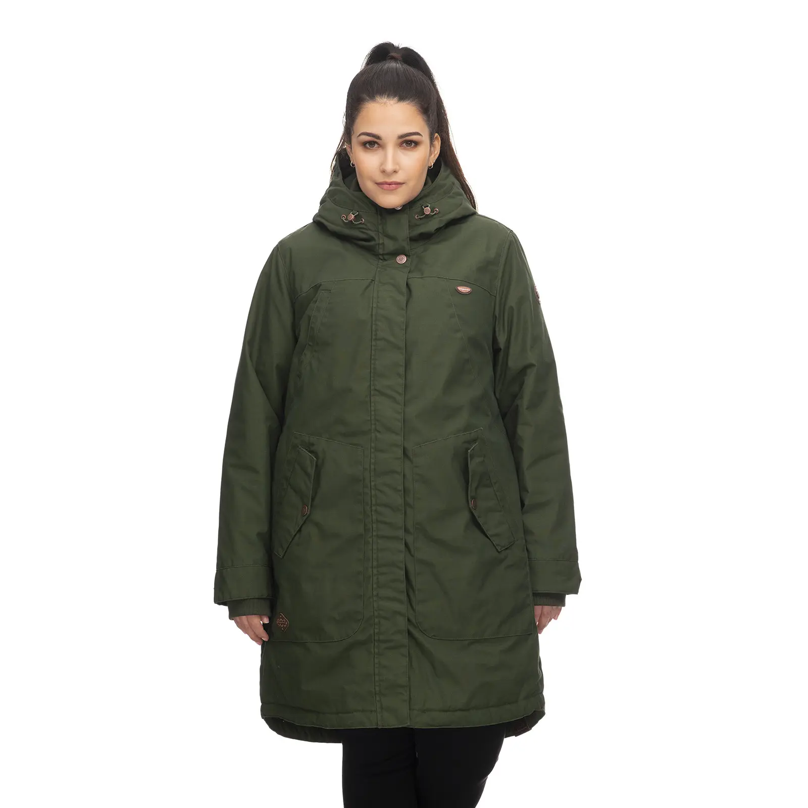 Ragwear Women's Vert Parka Jannisa Plus