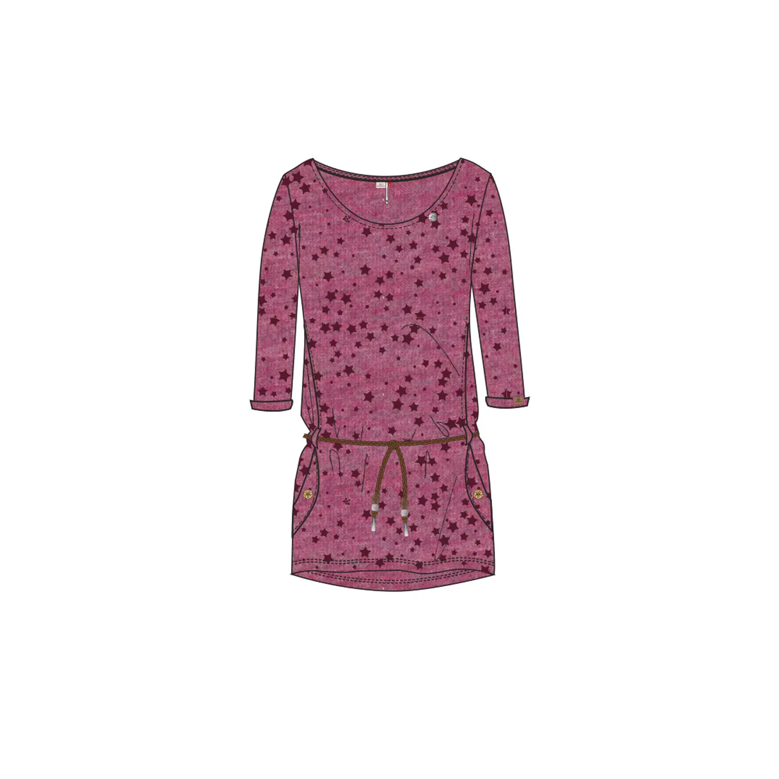 Kleid Damen Ragwear Tanya