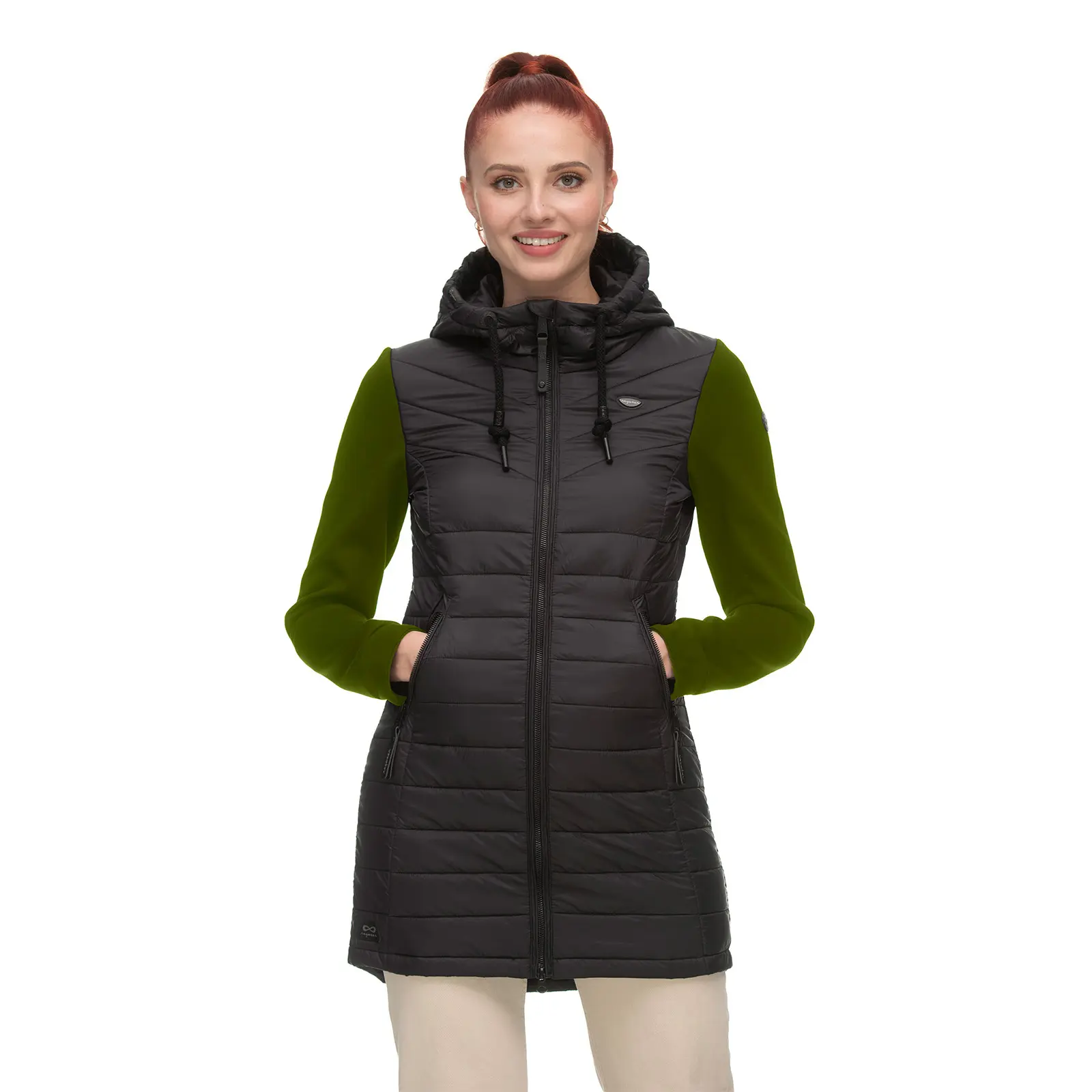 Lange Daunenjacke  Damen Ragwear Lucinda
