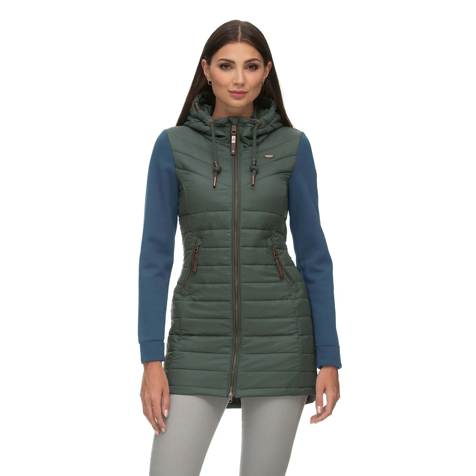 Lange Daunenjacke  Damen Ragwear Lucinda