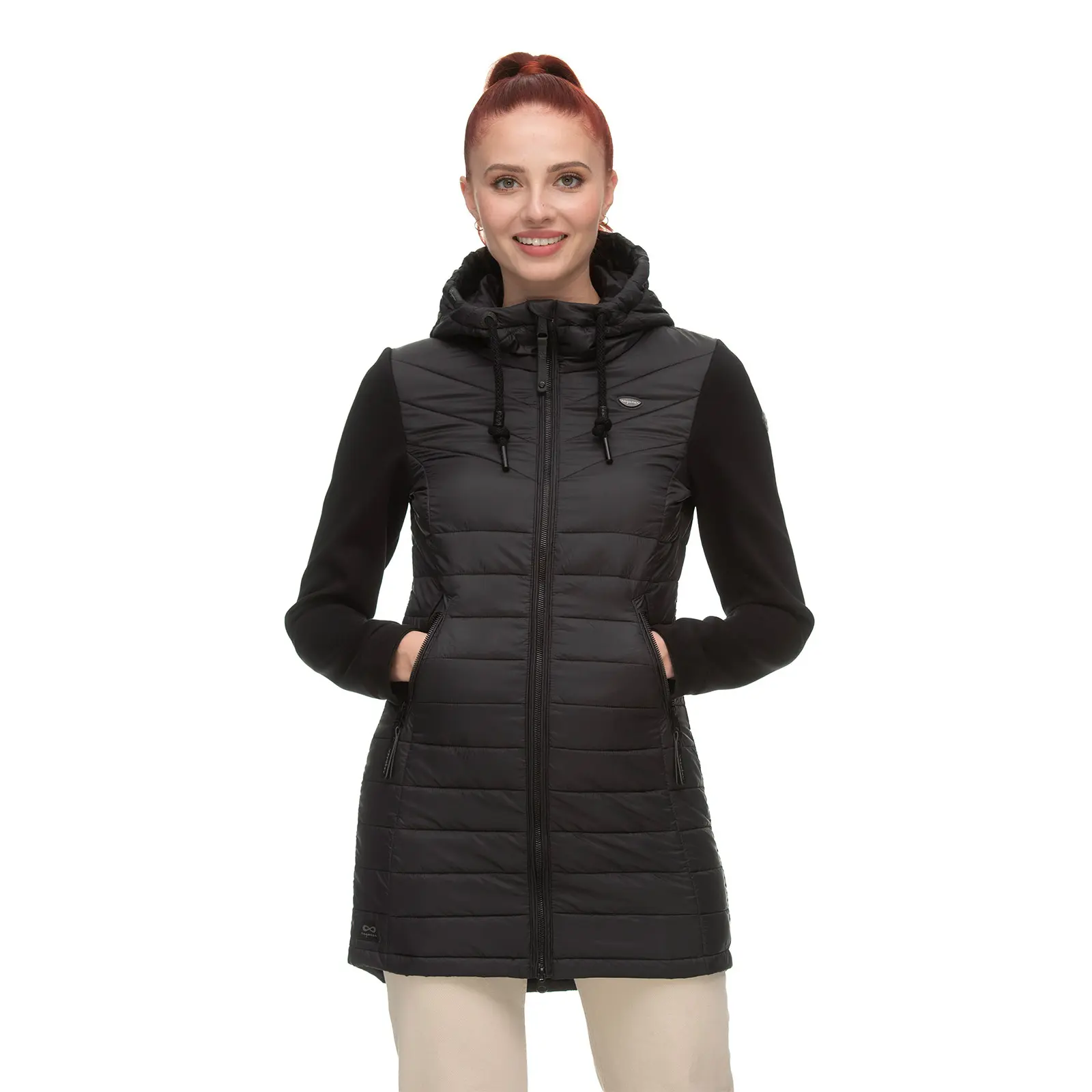 Lange Daunenjacke  Damen Ragwear Lucinda
