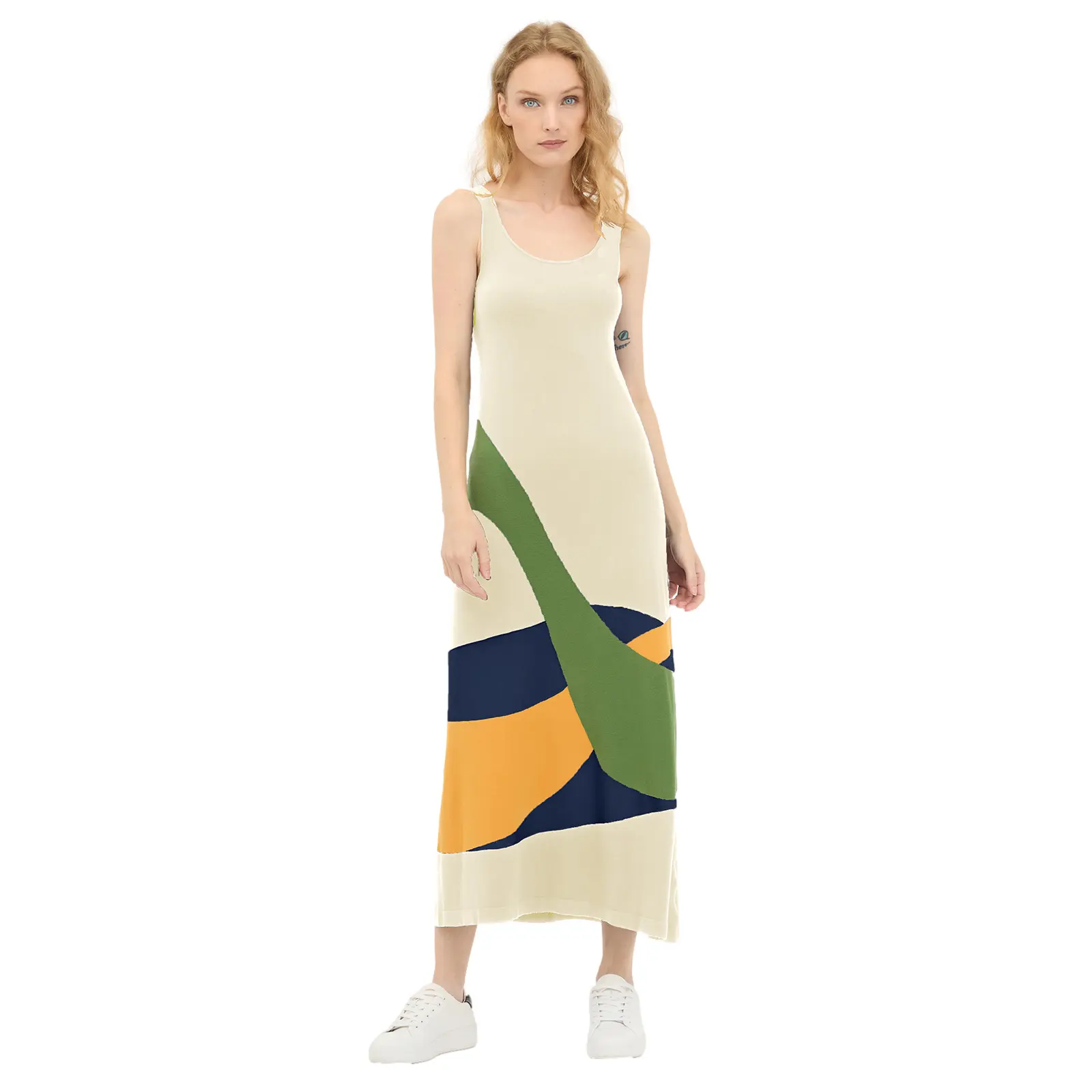 Ärmelloses Kleid, Damen Ragwear Liassa Block