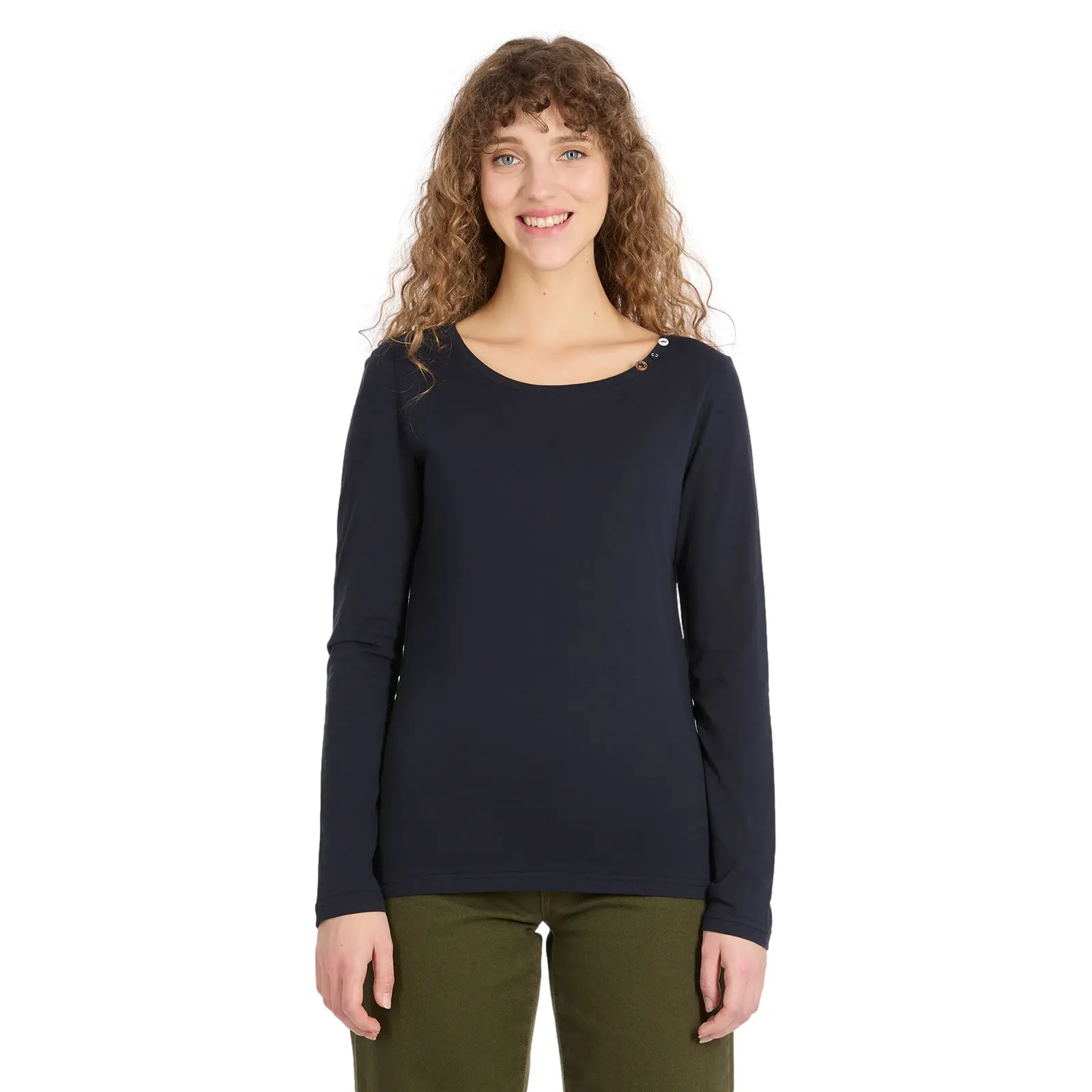 Langarmshirt Ragwear Fllorah Gots