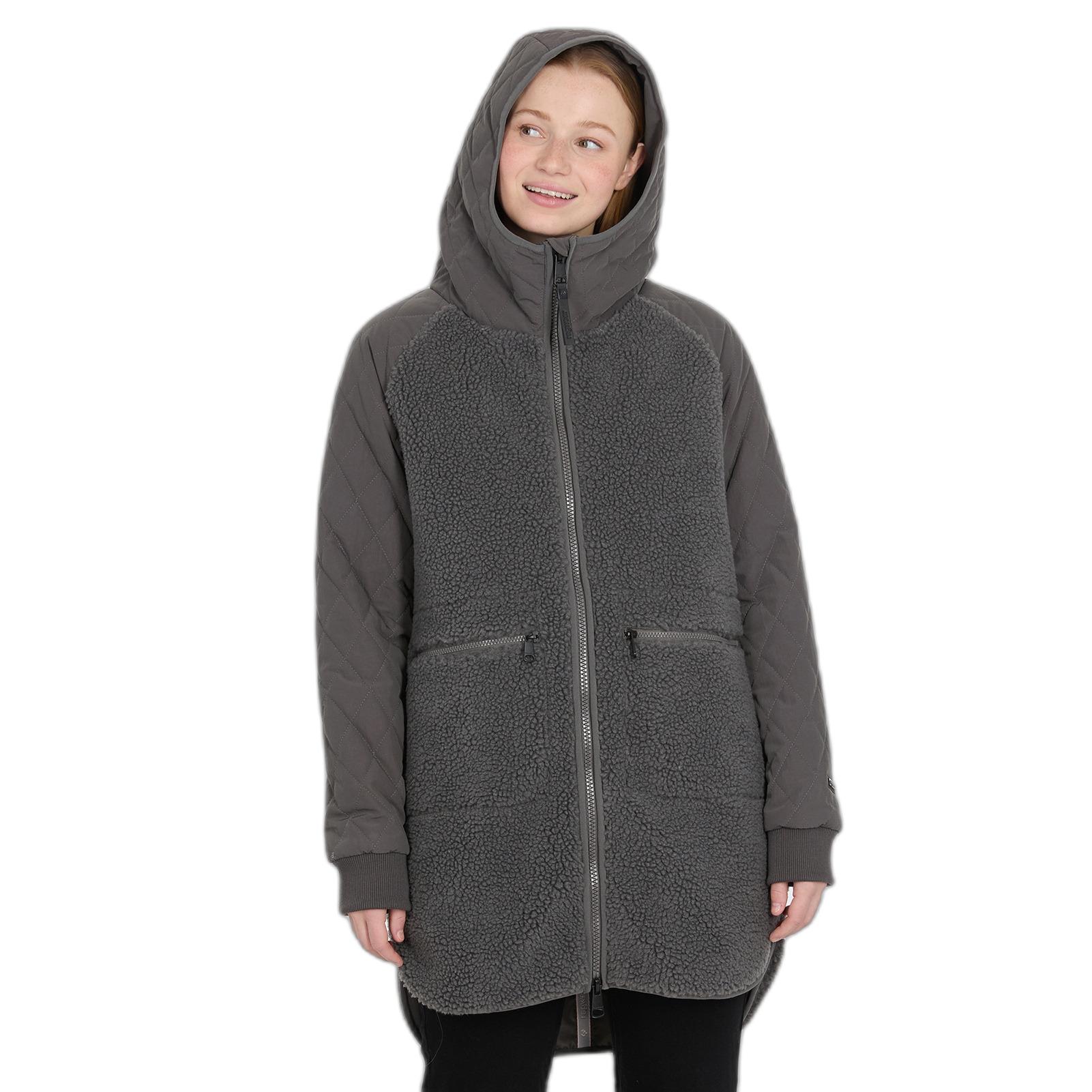 4255813146155 - Fleece mit Kapuze Damen Longeddy