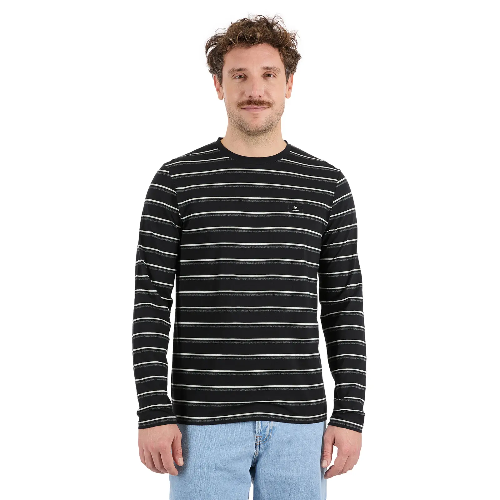 Langarm-T-Shirt Ragwear Adder Stripe Gots