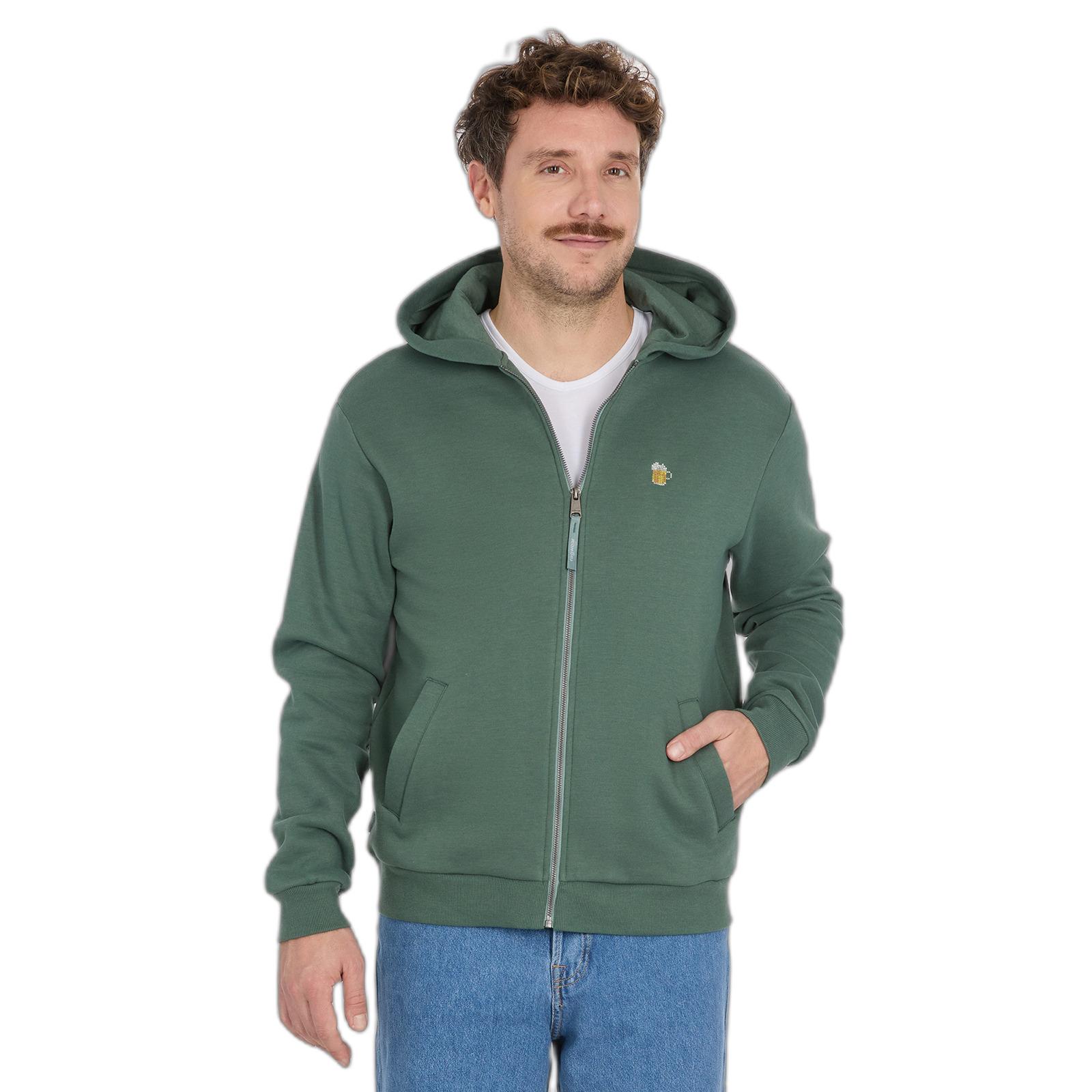 4255813180043 - Gestickter Kapuzenpullover mit Reißverschluss Natten