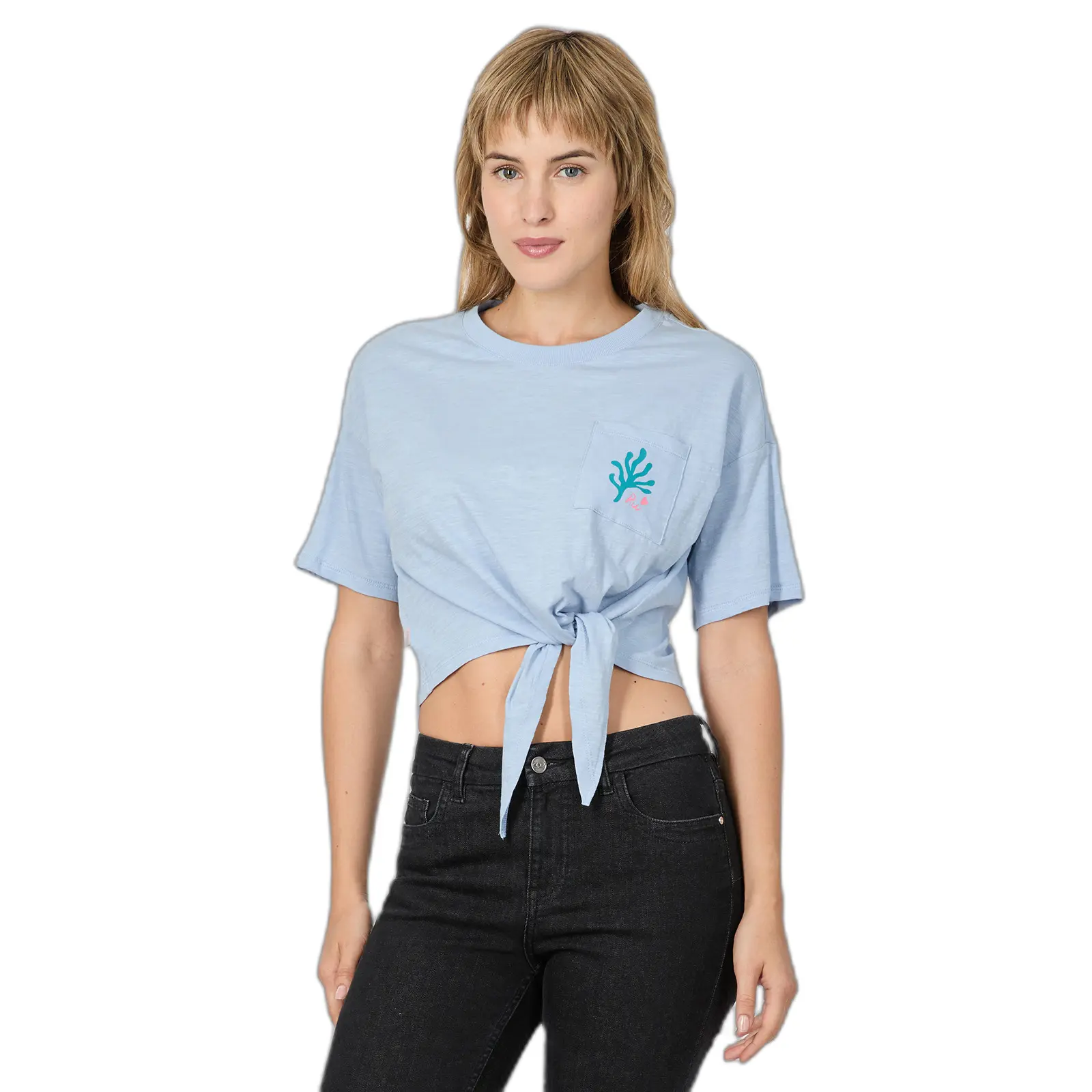 Image of Damen T-Shirt Ragwear Austina Slub