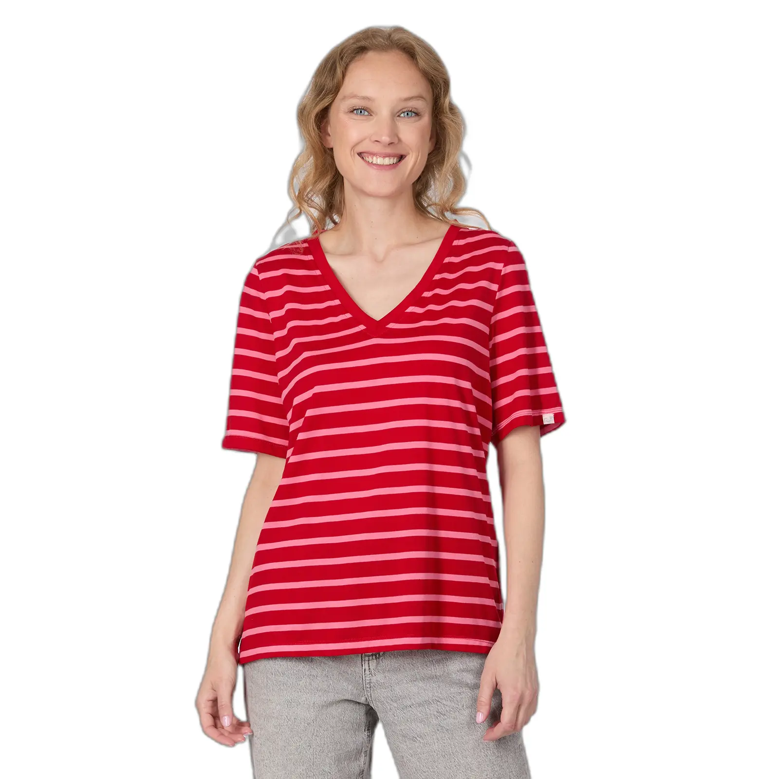 Damen T-Shirt Ragwear Salvie Stripes