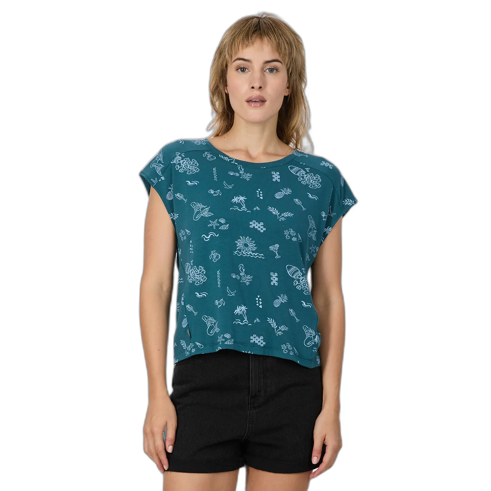 Damen T-Shirt Ragwear Grateen Print