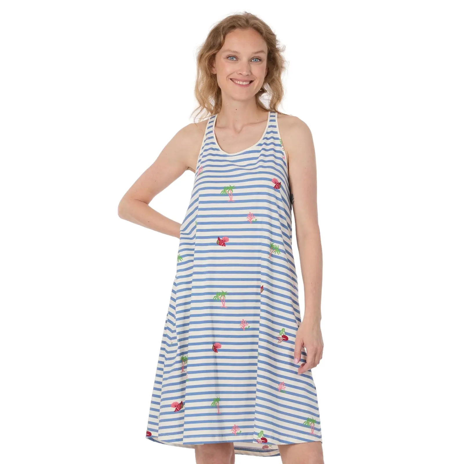 Image of Ärmelloses Kleid, Damen Ragwear Nairay Stripes