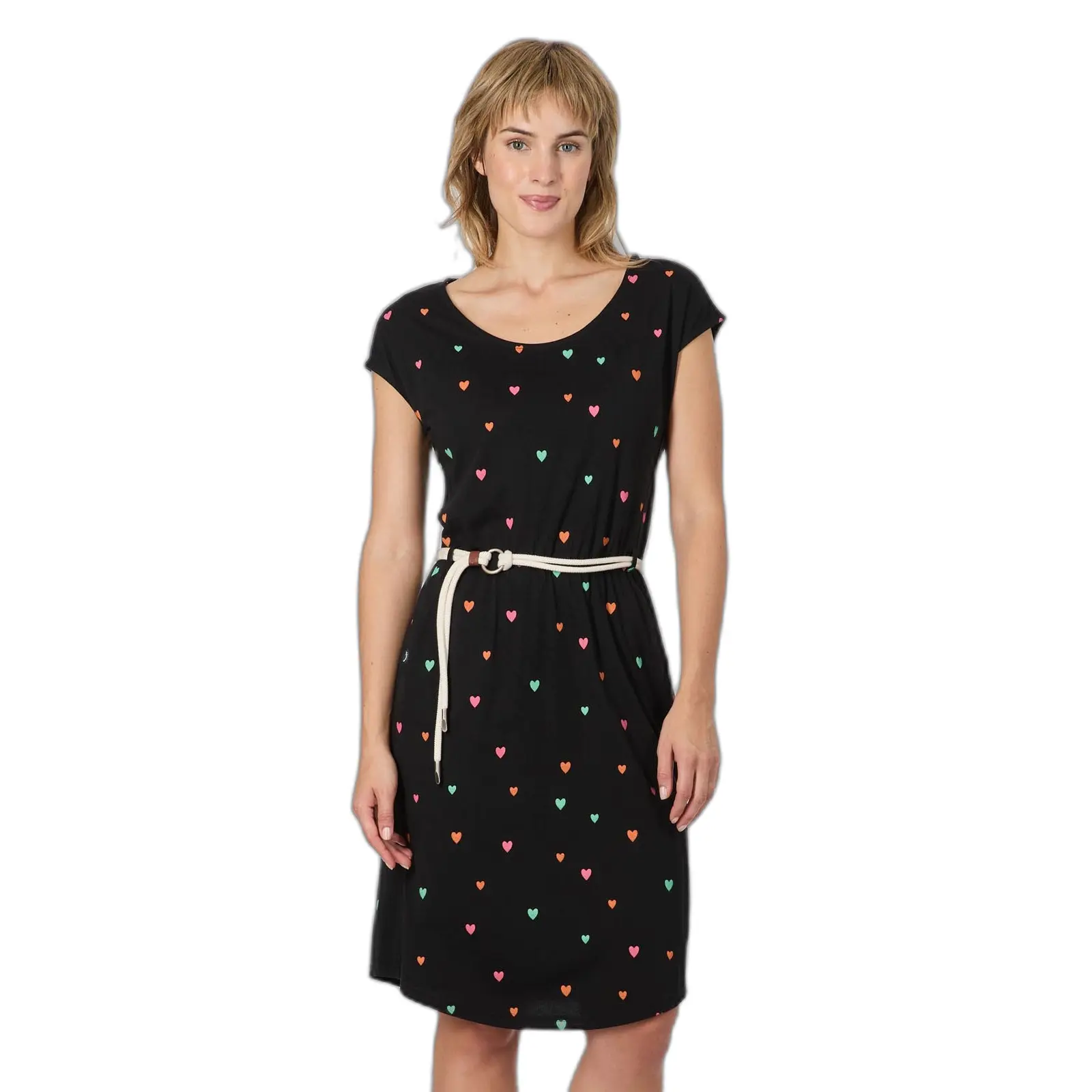 Image of Langes Kleid, Damen Ragwear Lilithe print