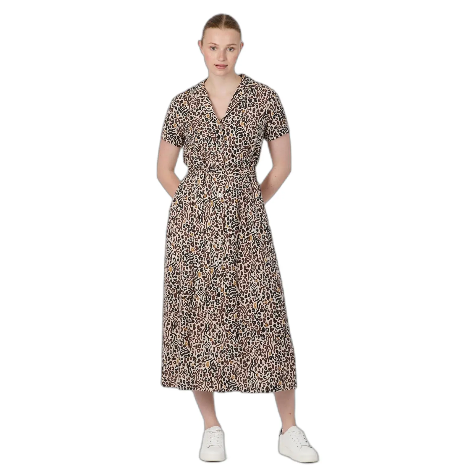 Hemdkleid Damen Ragwear Sawira Long Print