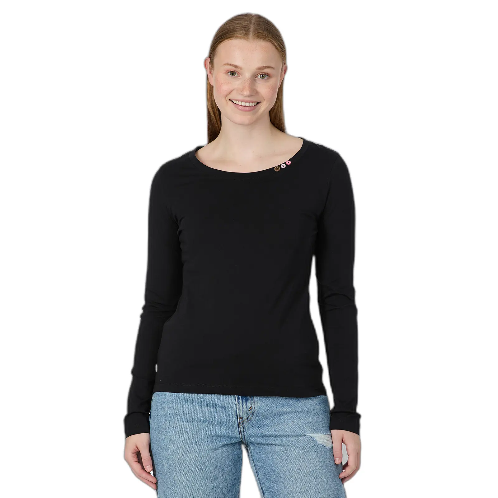 Langarmshirt Ragwear Fllorah Gots