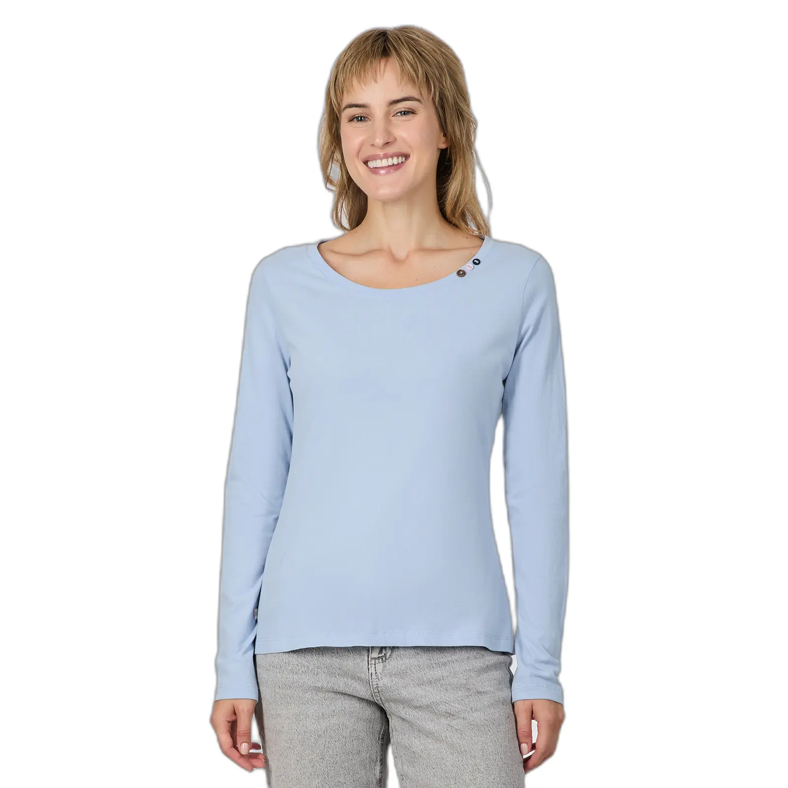 Langarmshirt Ragwear Fllorah Gots