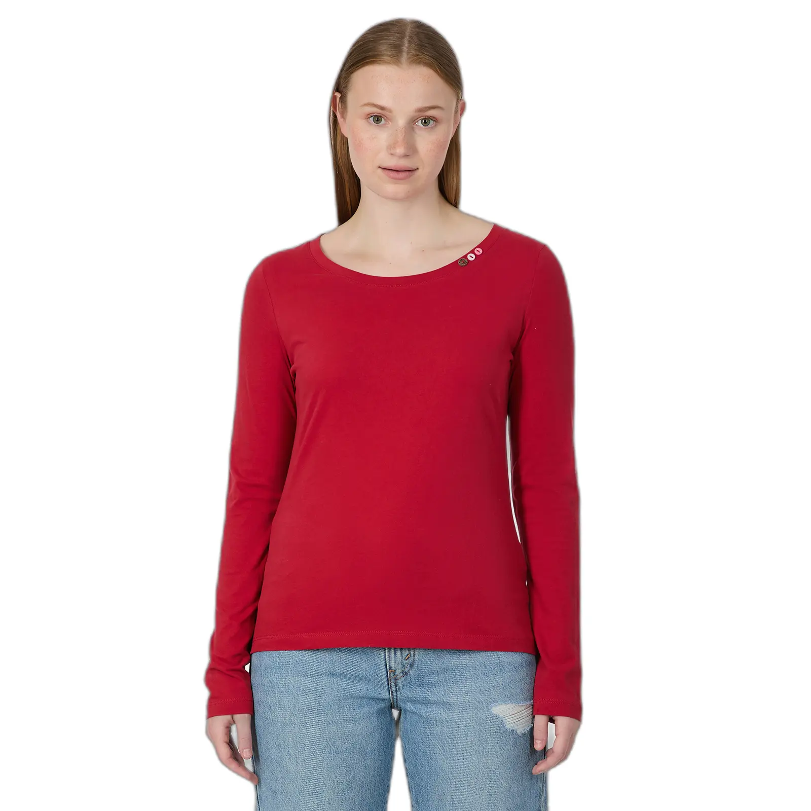 Langarmshirt Ragwear Fllorah Gots