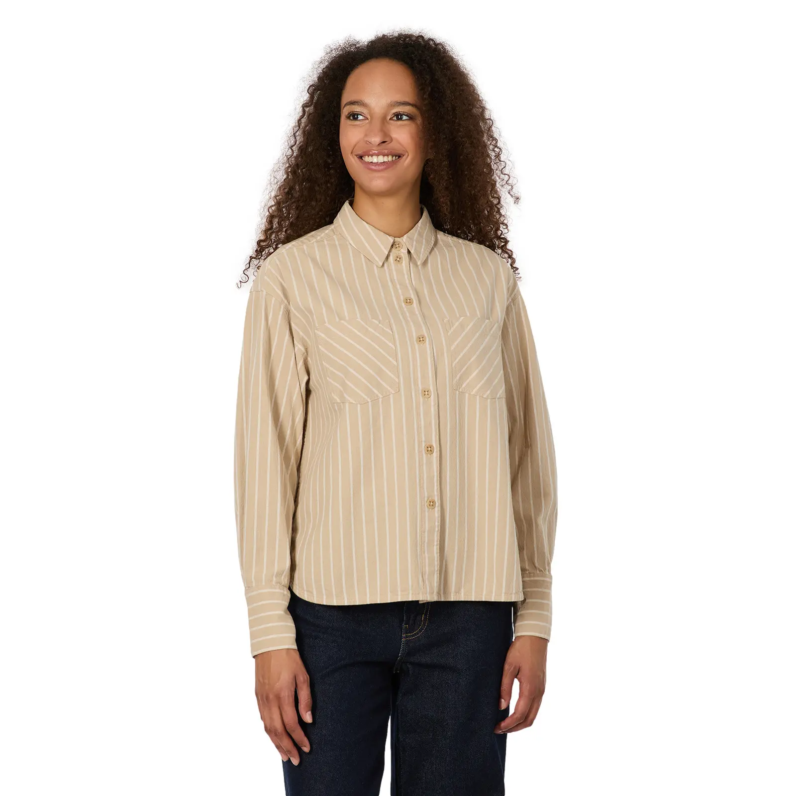 Camicetta donna a maniche lunghe  Teagan Stripes