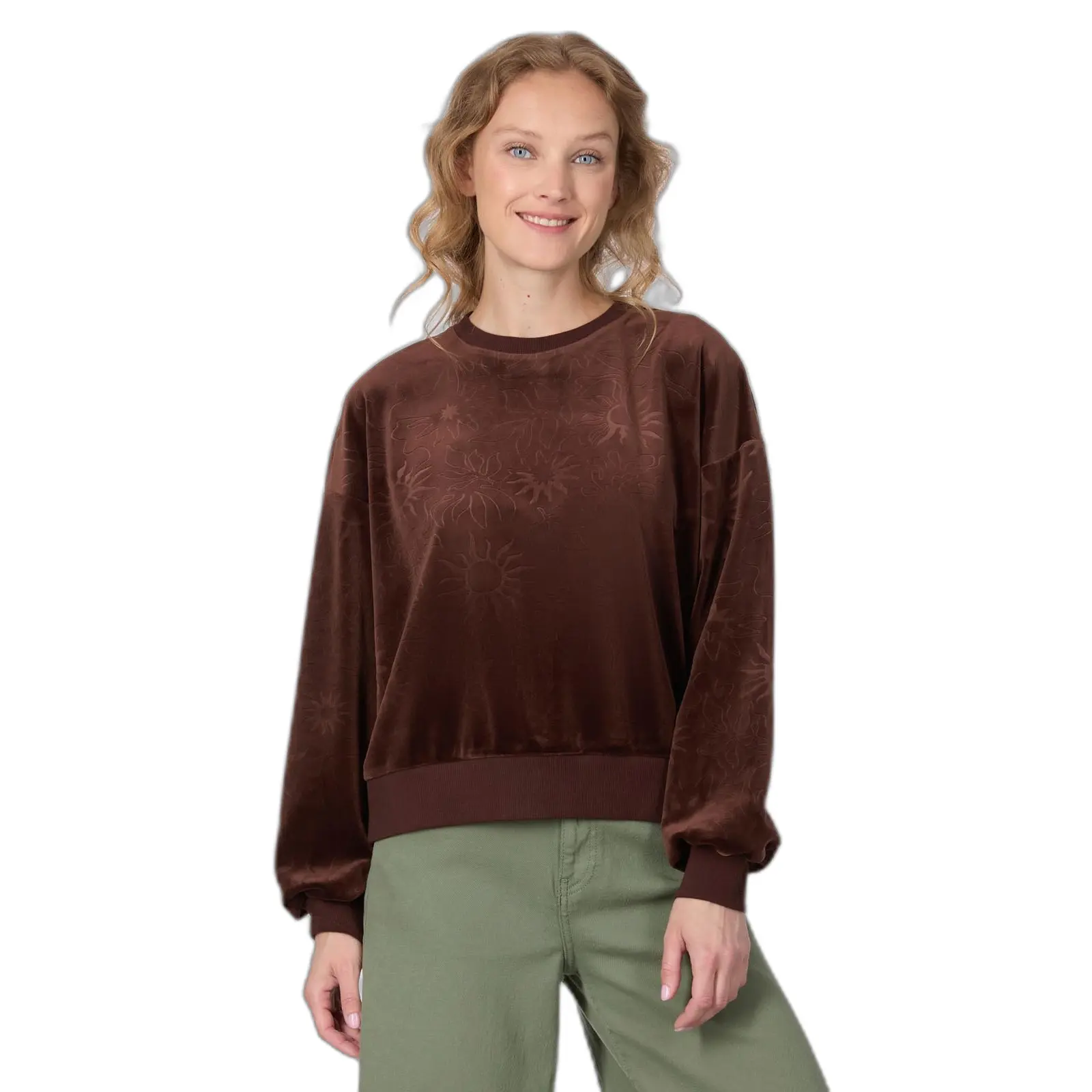 Felpa da donna  Wuss Embossed