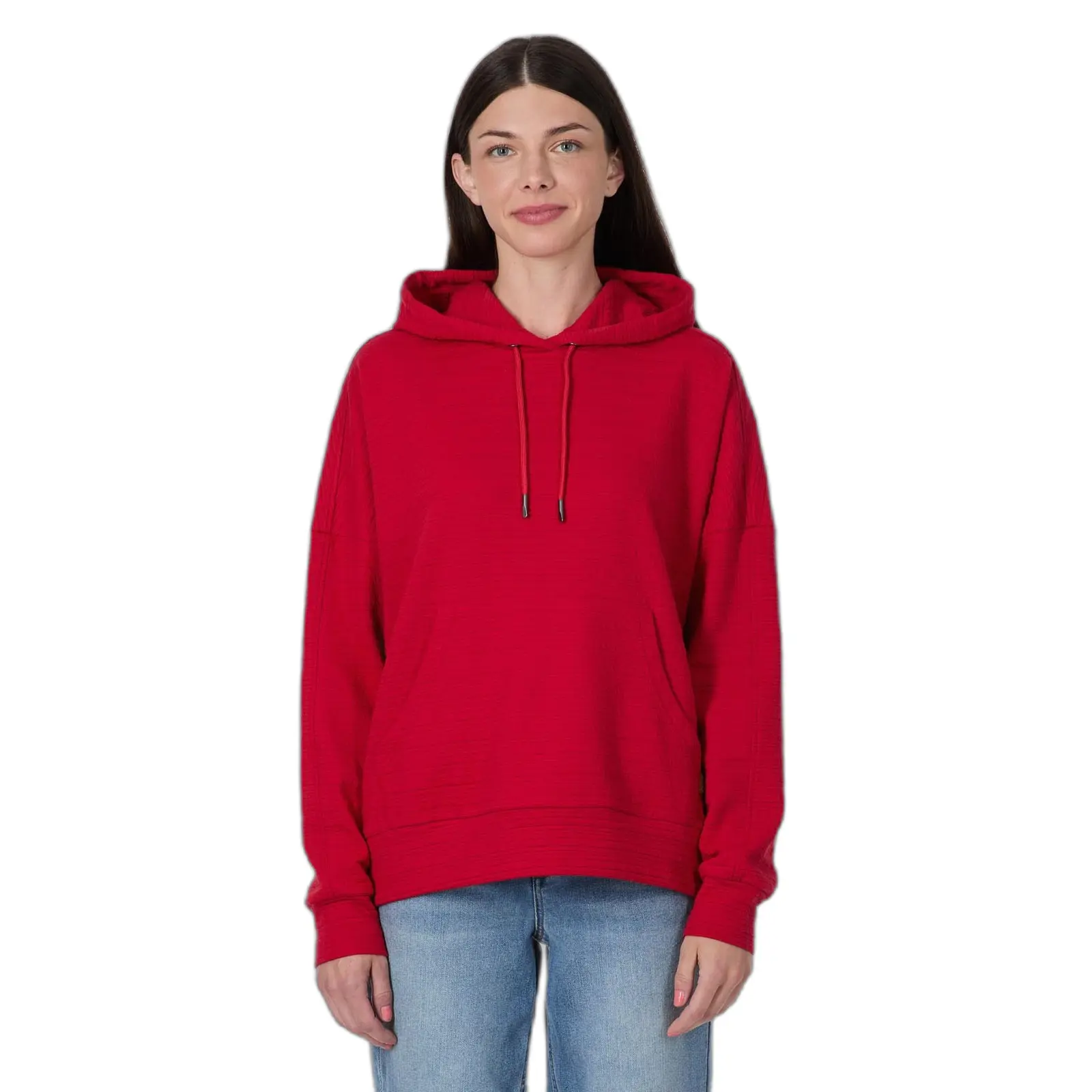 Felpa con cappuccio da donna  Pirita Crepe