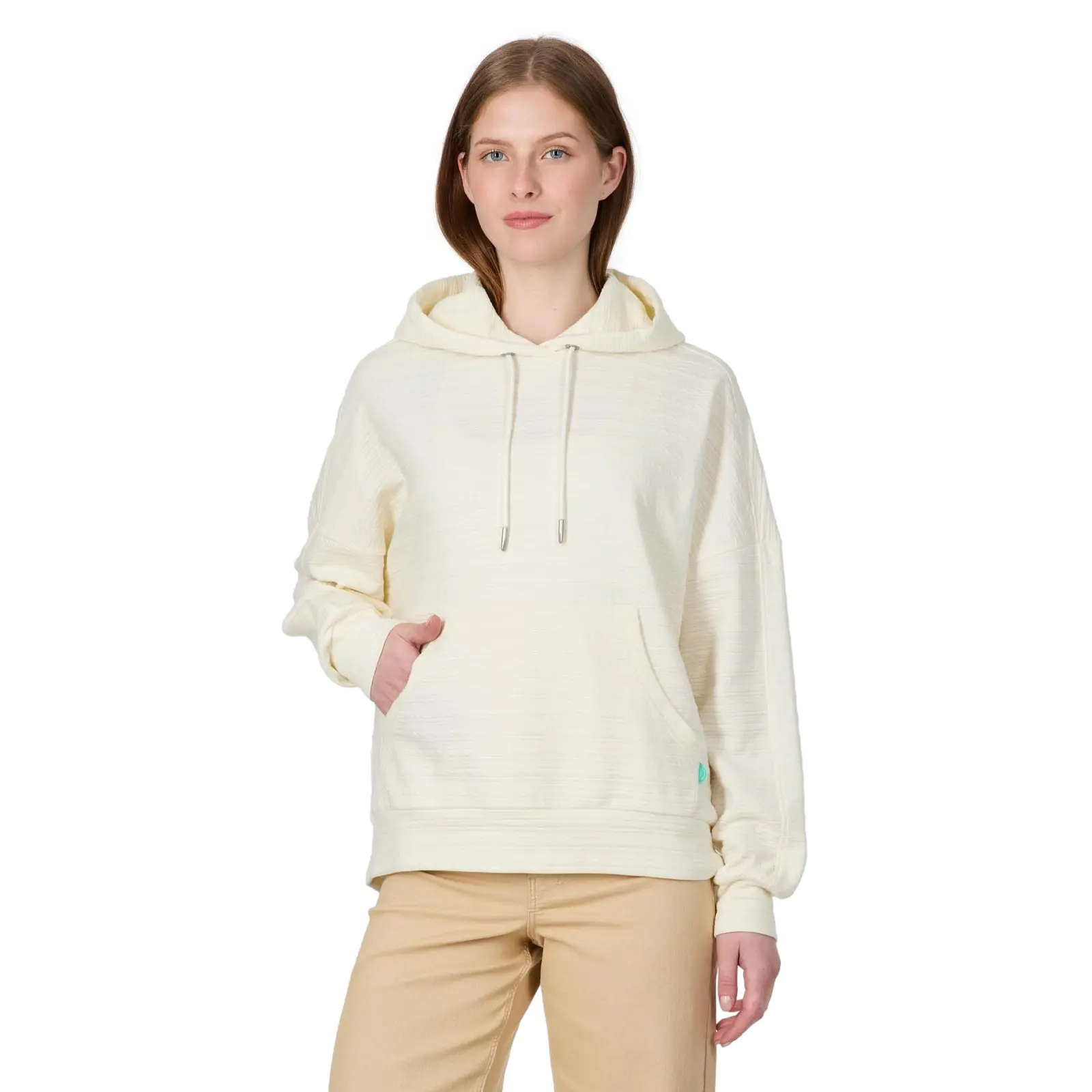 Felpa con cappuccio da donna  Pirita Crepe