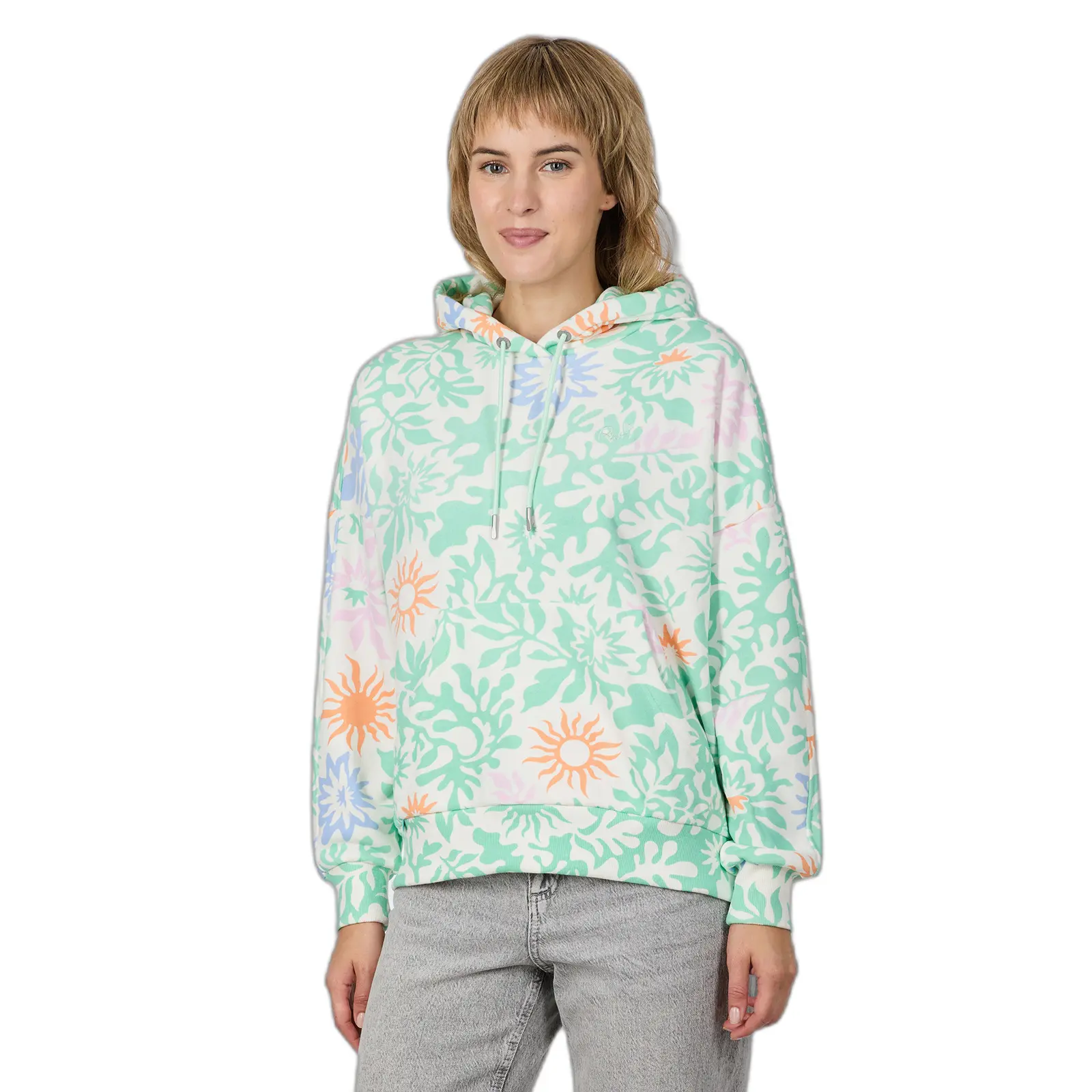 Felpa con cappuccio da donna  Pirita Print