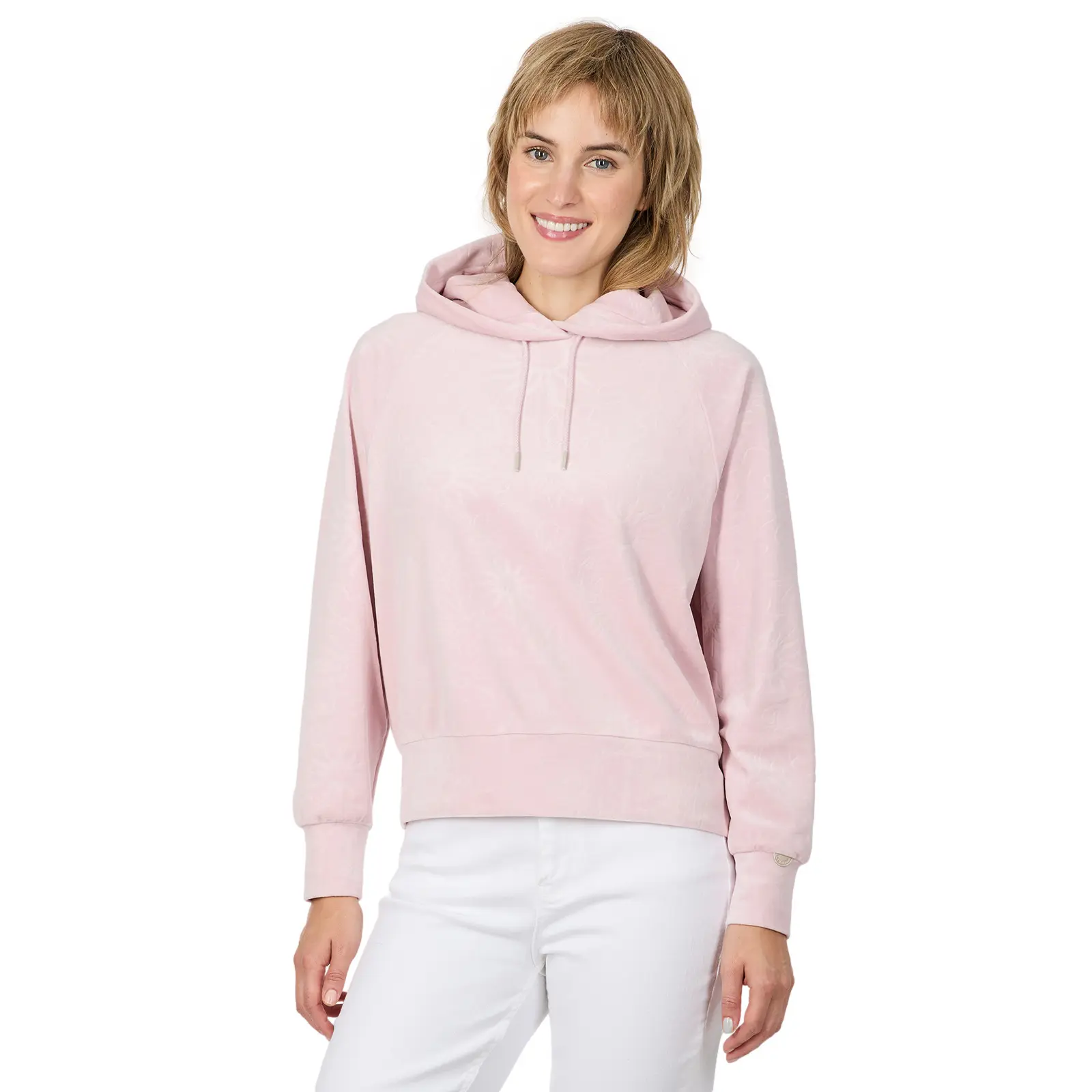 Felpa con cappuccio da donna  Tonna Embossed