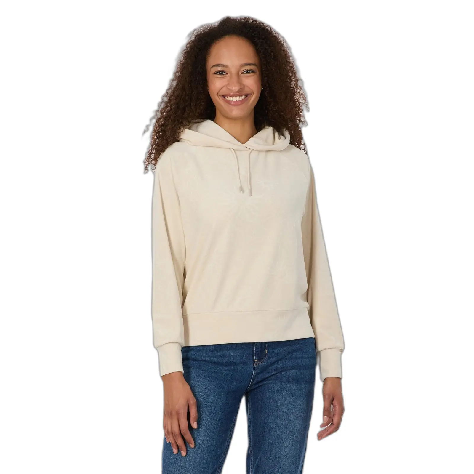 Felpa con cappuccio da donna  Tonna Embossed